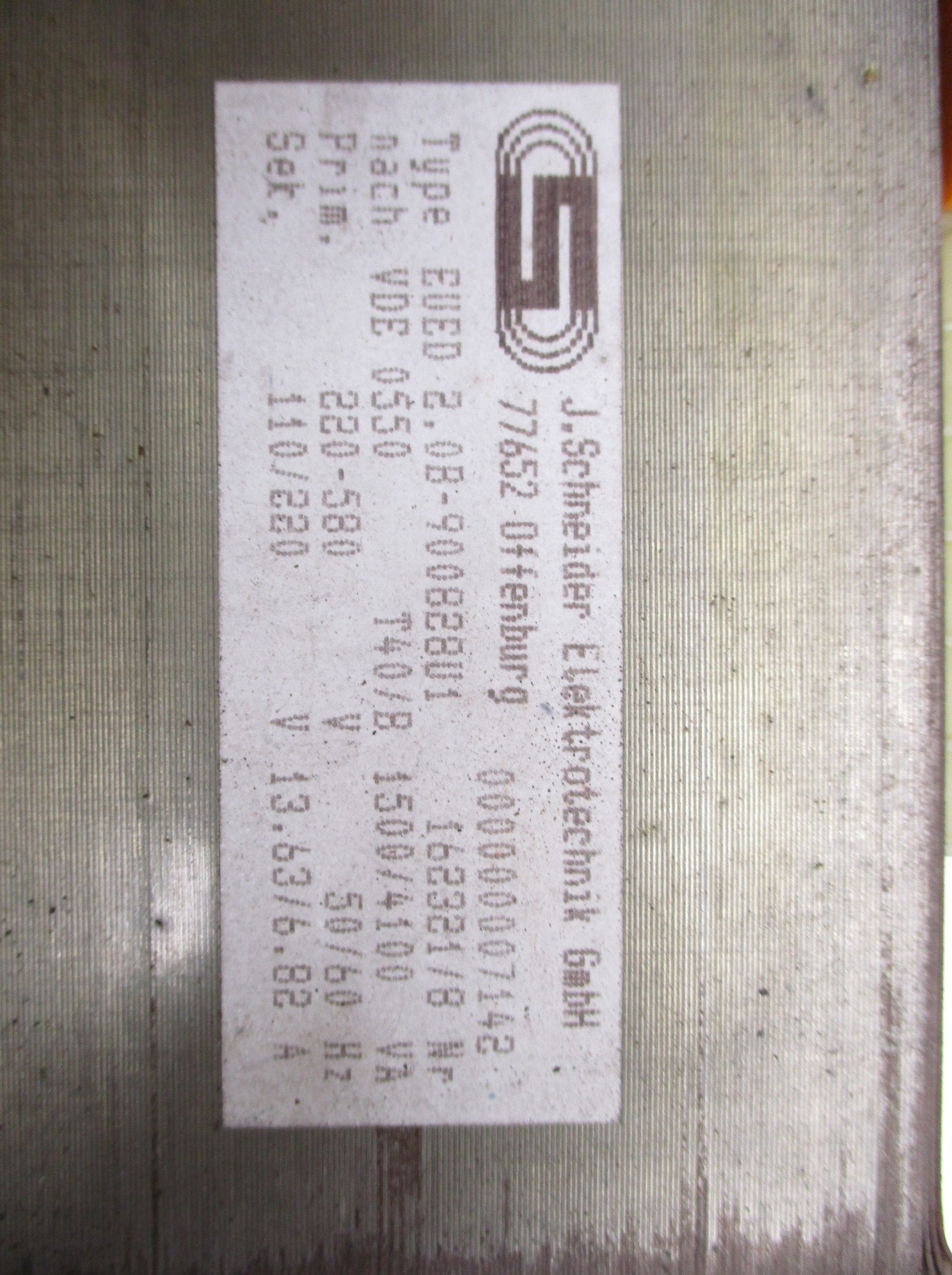 J. SCHNEIDER EUED2.0B-900828U1 NSNP
