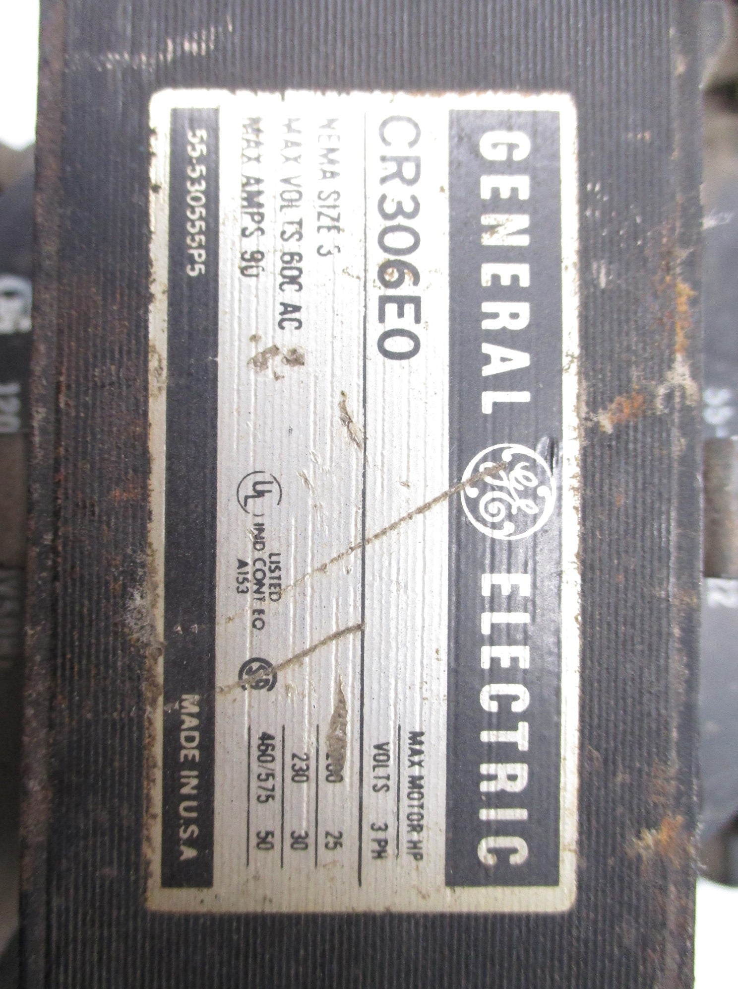 GENERAL ELECTRIC CR306E0 UNMP