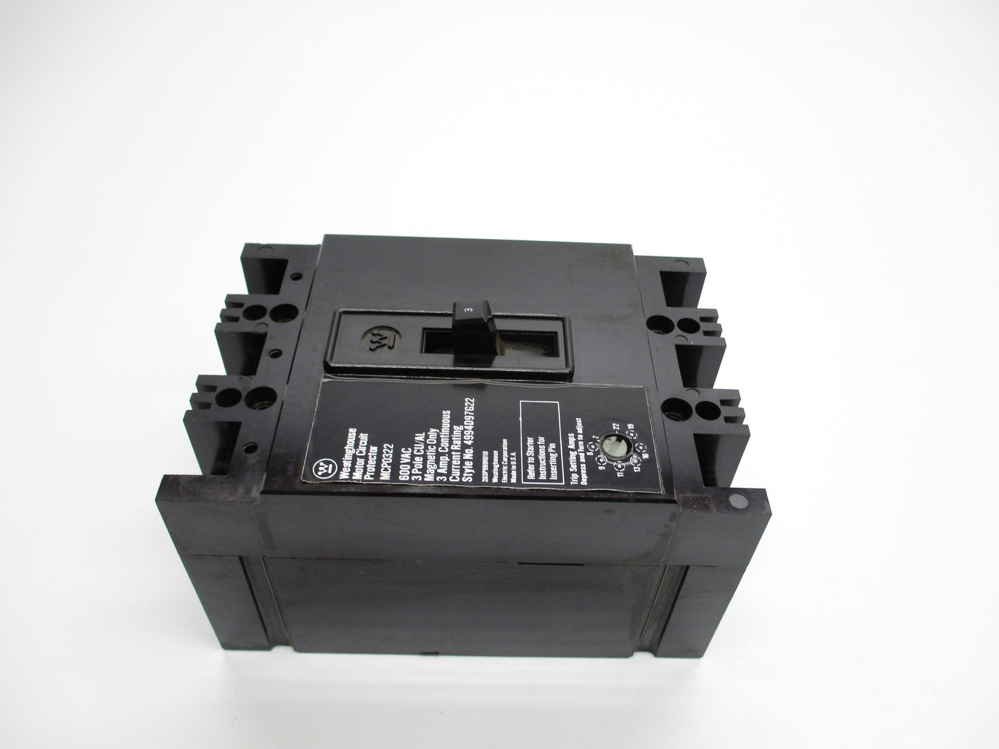 WESTINGHOUSE MCP0322 3A 600VAC NSMP