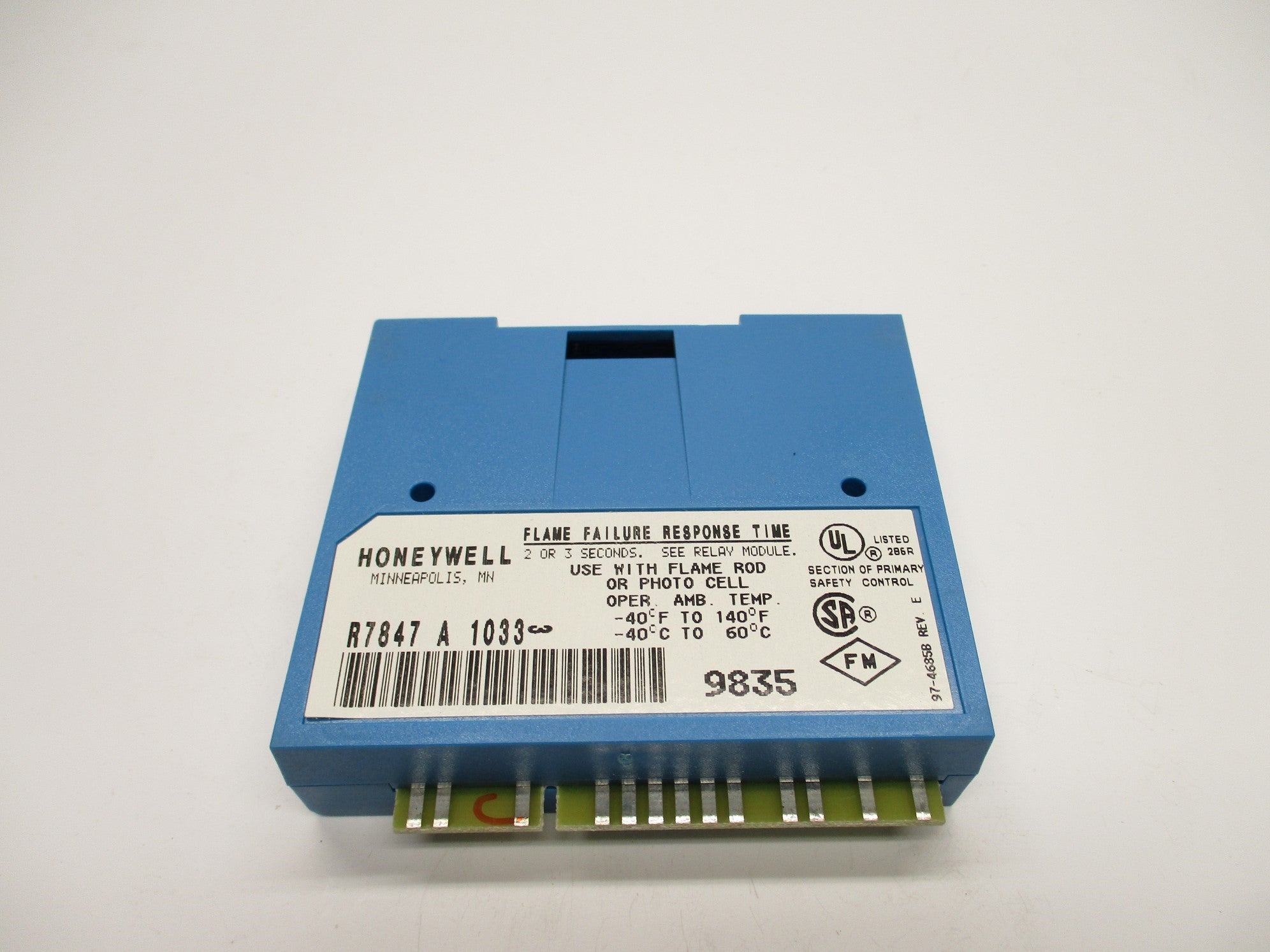 HONEYWELL R7847A1033 1.25VDC 2/3S NSMP