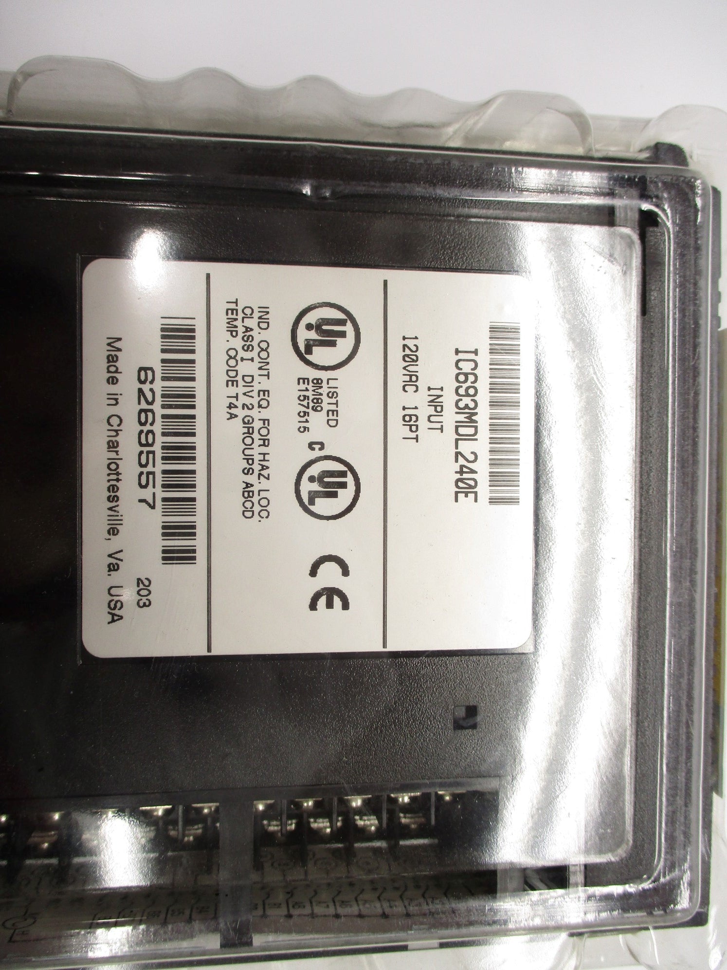 GE FANUC IC693MDL240E NSFS