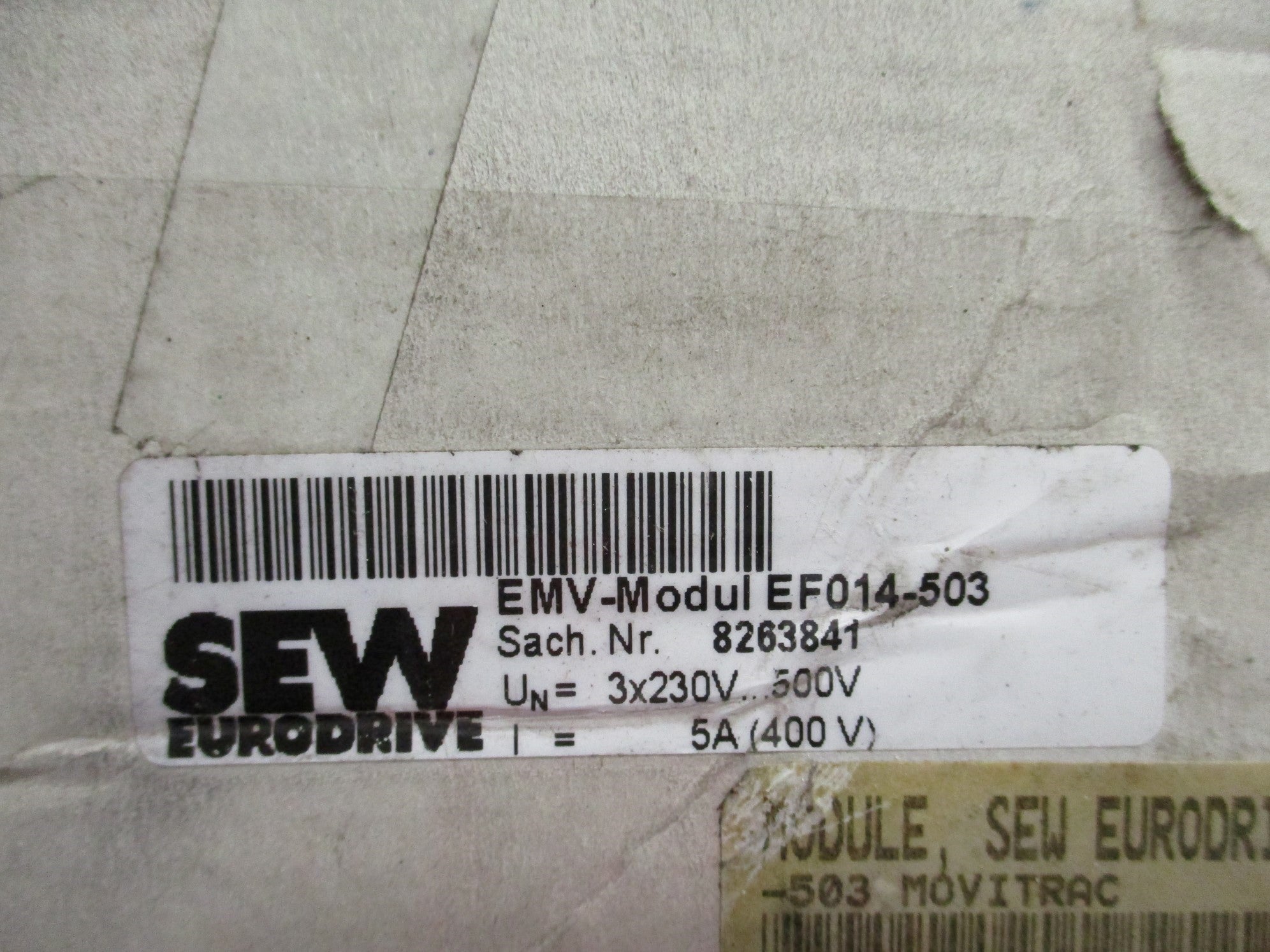 SEW EF014-503 230-500VAC 5A NSMP