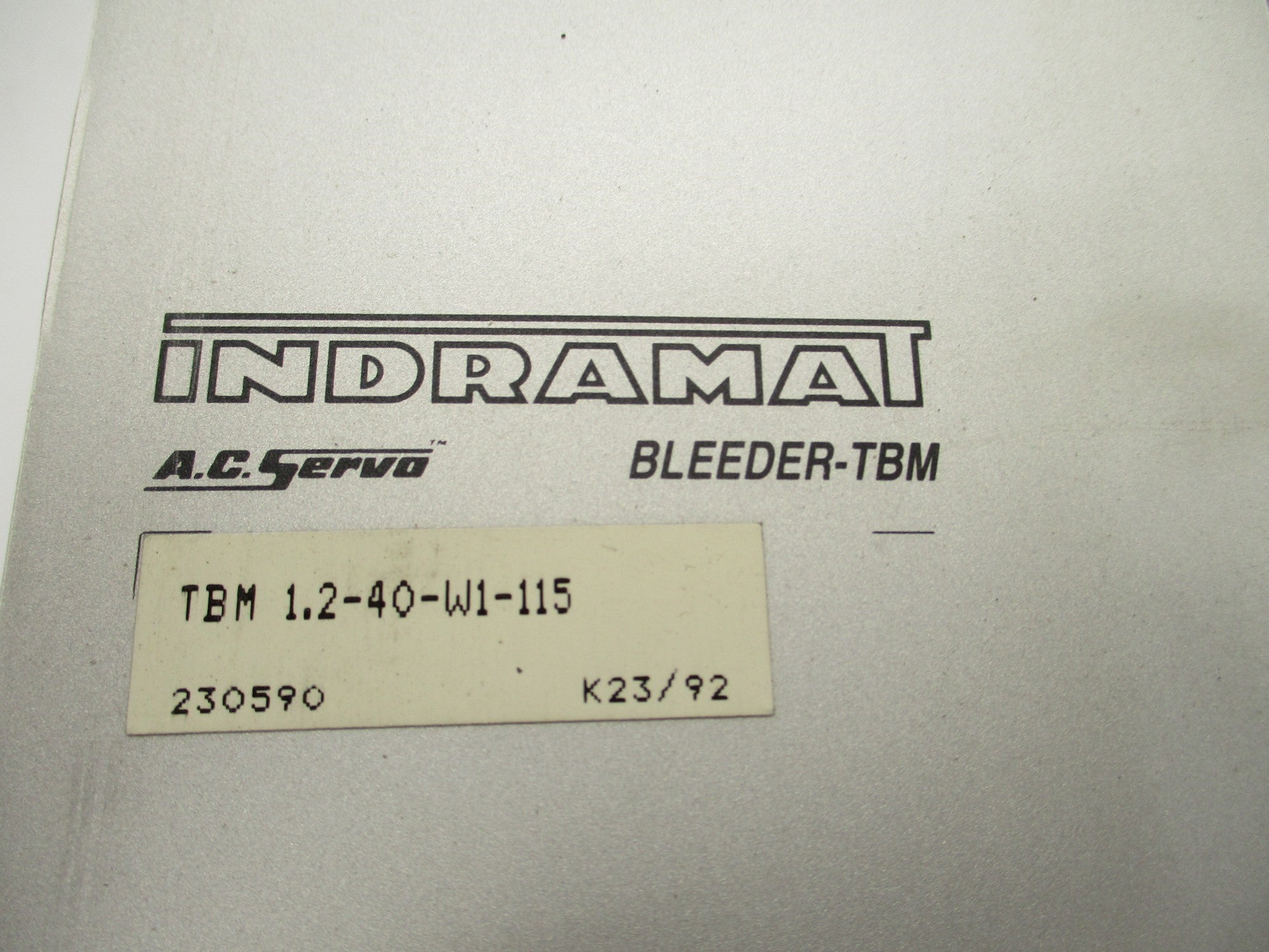 INDRAMAT TBM1.2-40-W1-115 UNMP