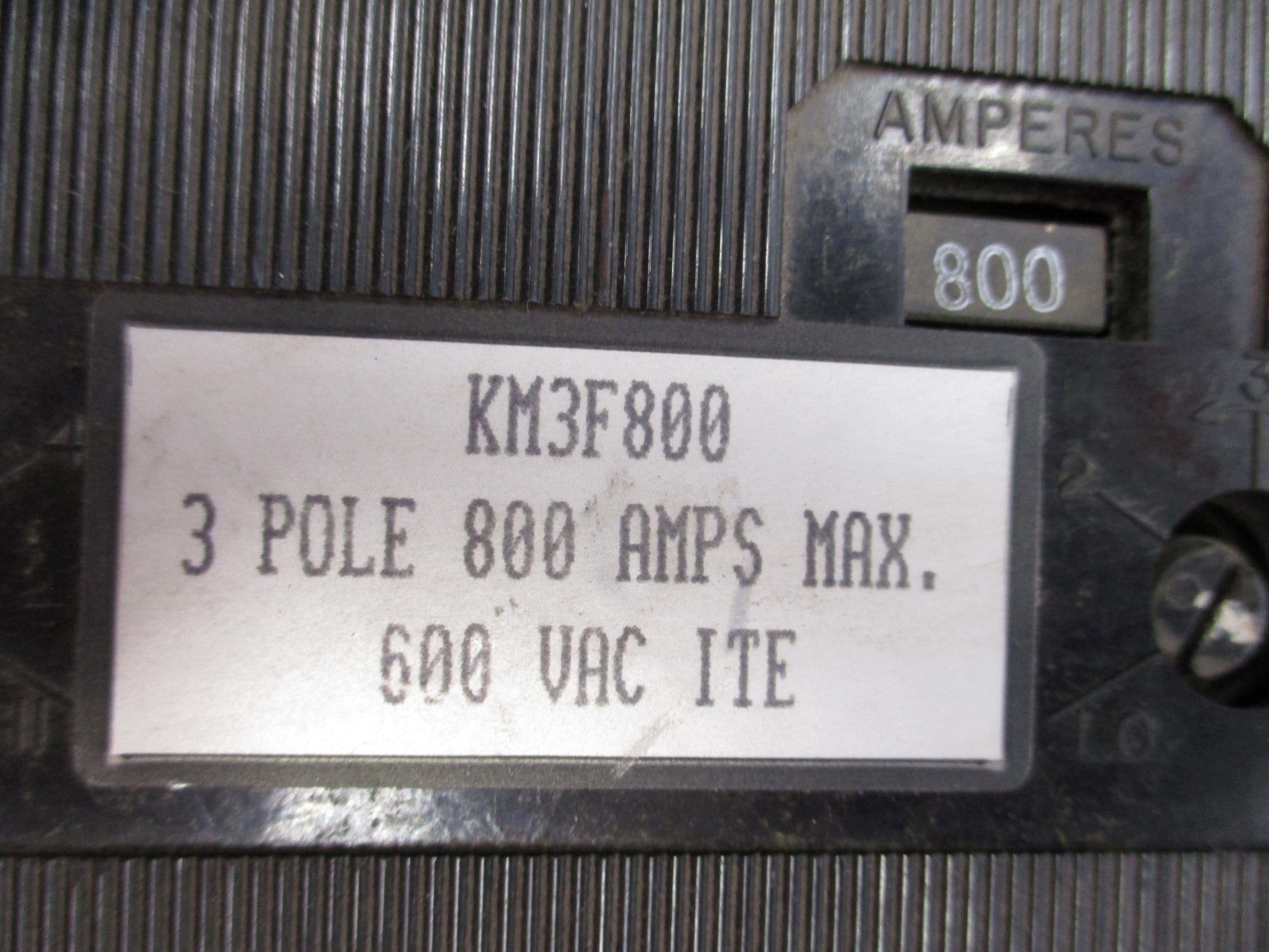 ITE KM3F800 800A 600VAC (AS PICTURED) UNMP