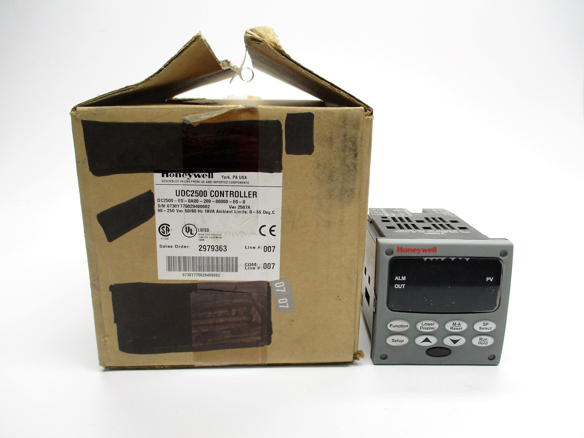 HONEYWELL DC2500-E0-0A00-200-00000-E0-0 NSMP