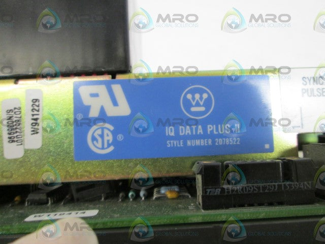 WESTINGHOUSE CONTROLLER 2D78522 *USED*