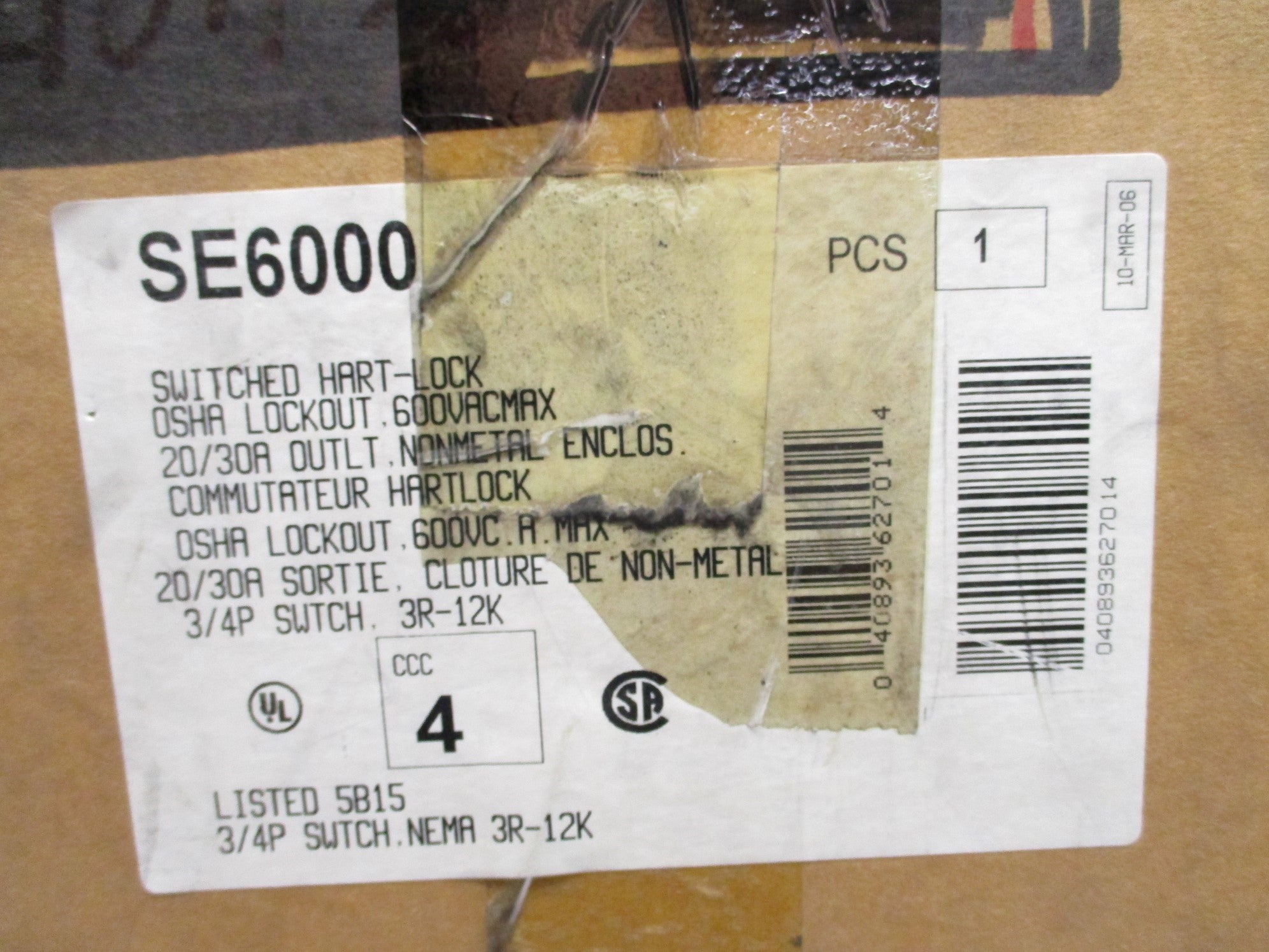COOPER SE6000 NSMP