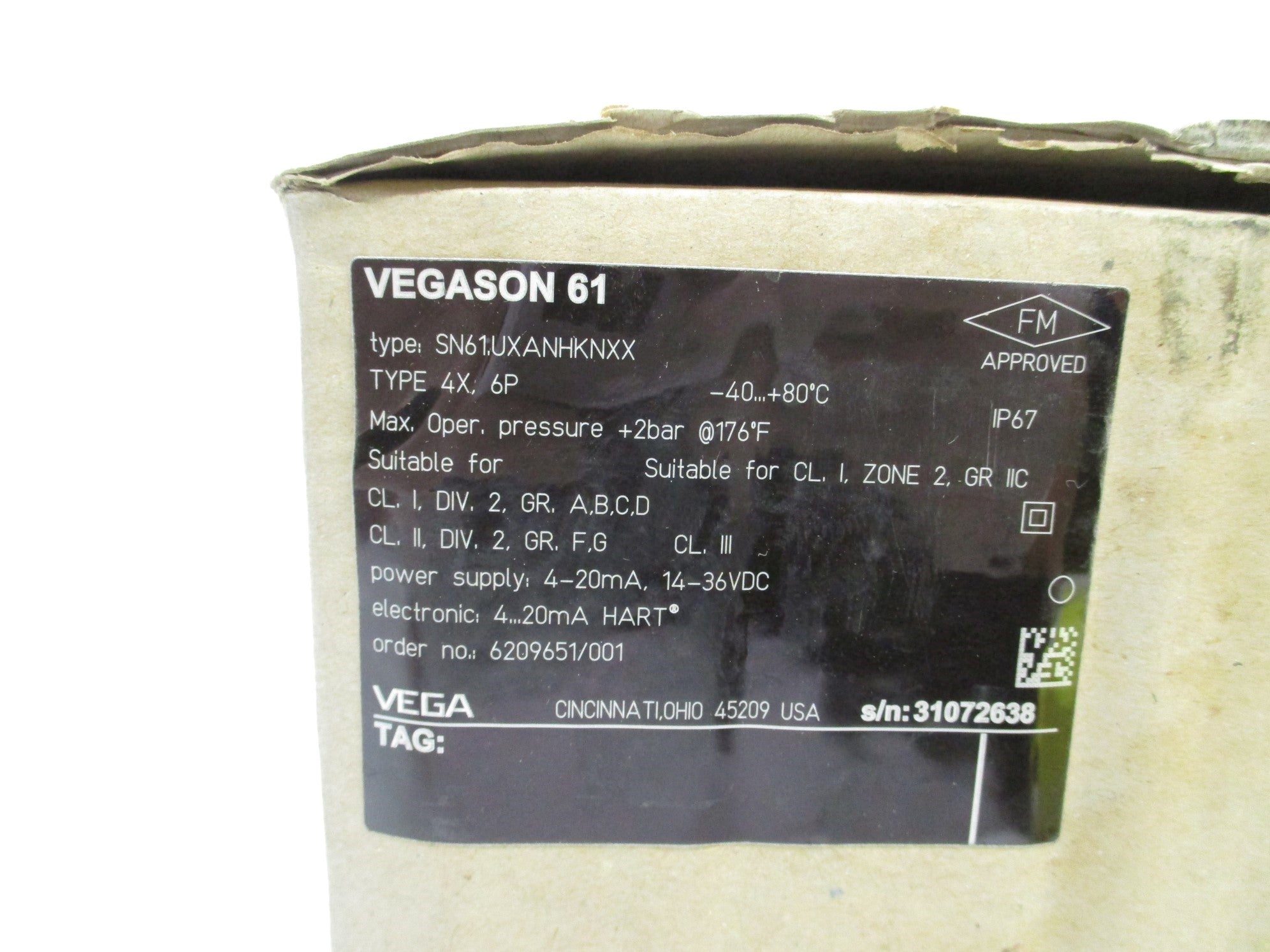 VEGA VEGASON61 SN61UXANHKNXX NSMP