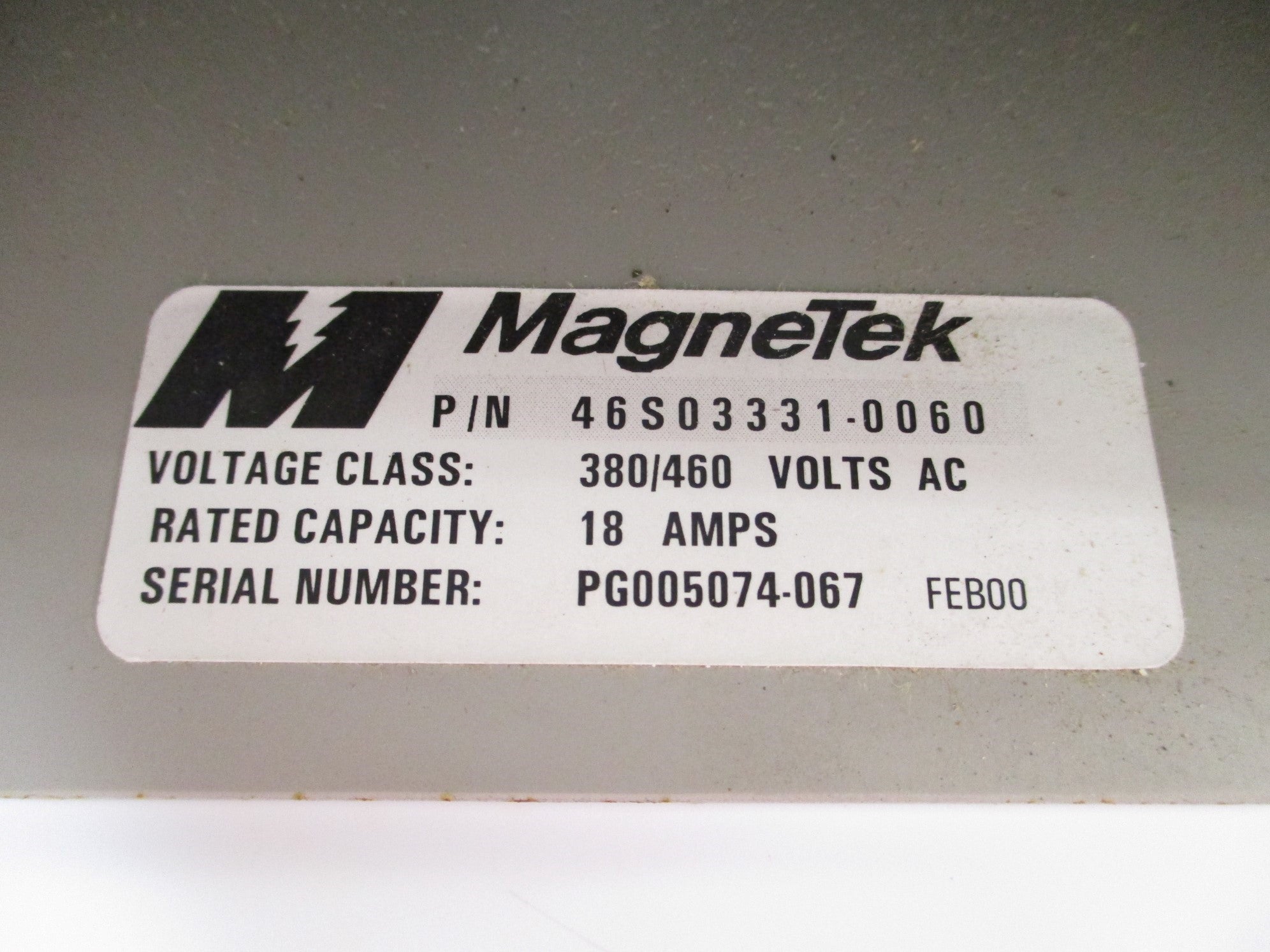 MAGNETEK 46S03331-0060 NSMP