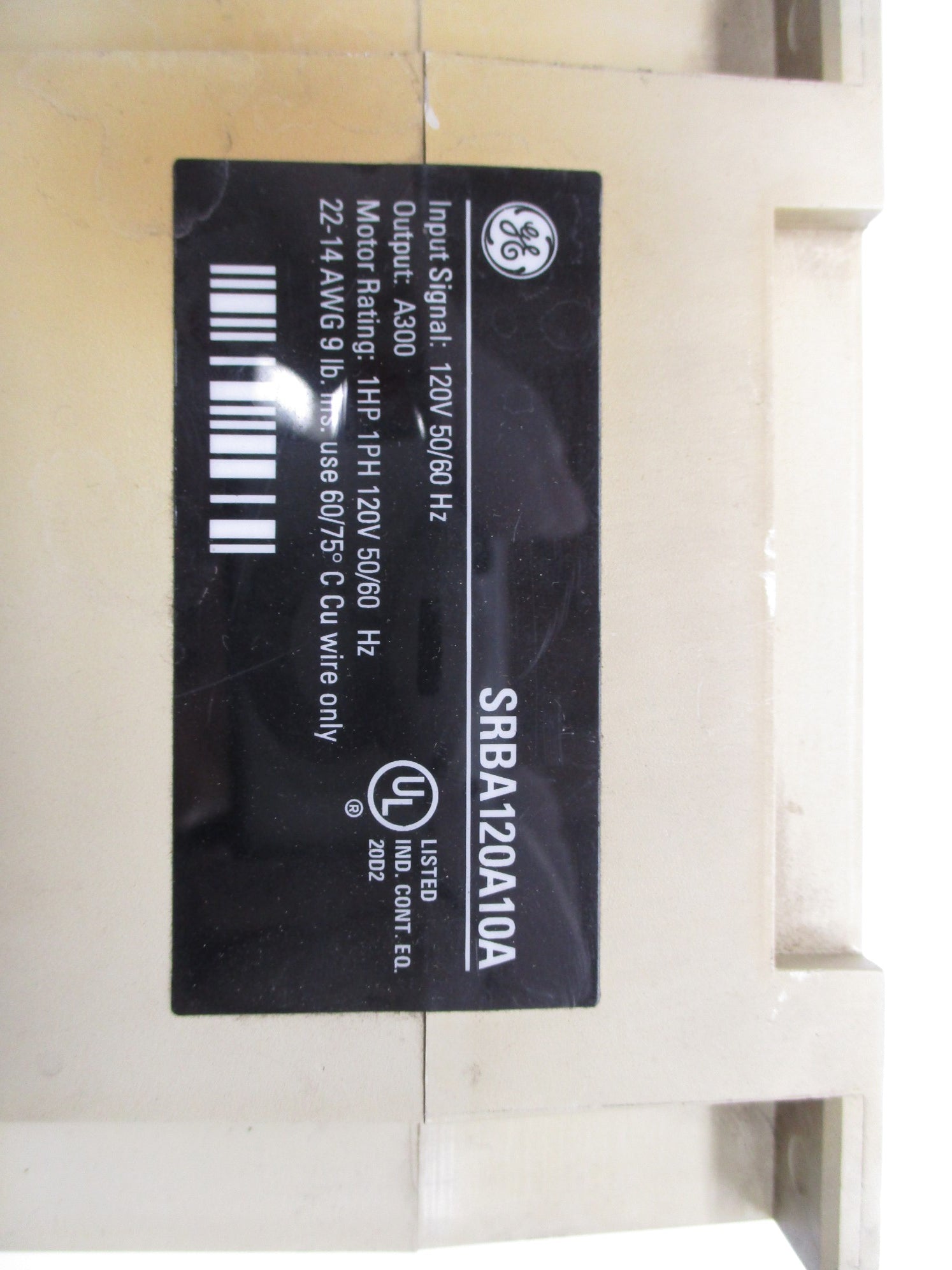 GENERAL ELECTRIC SRBA120A10A UNMP