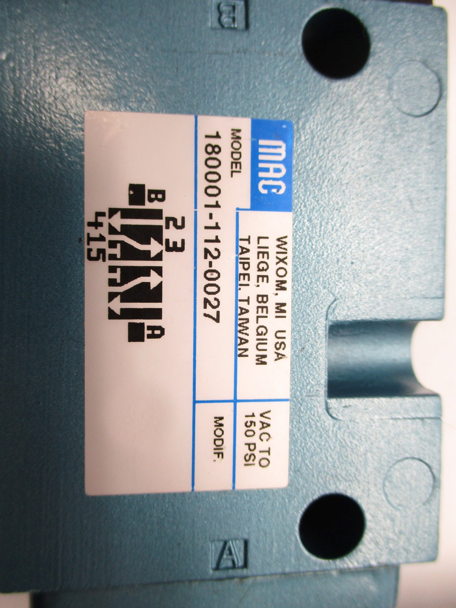MAC 180001-112-0027 NSMP