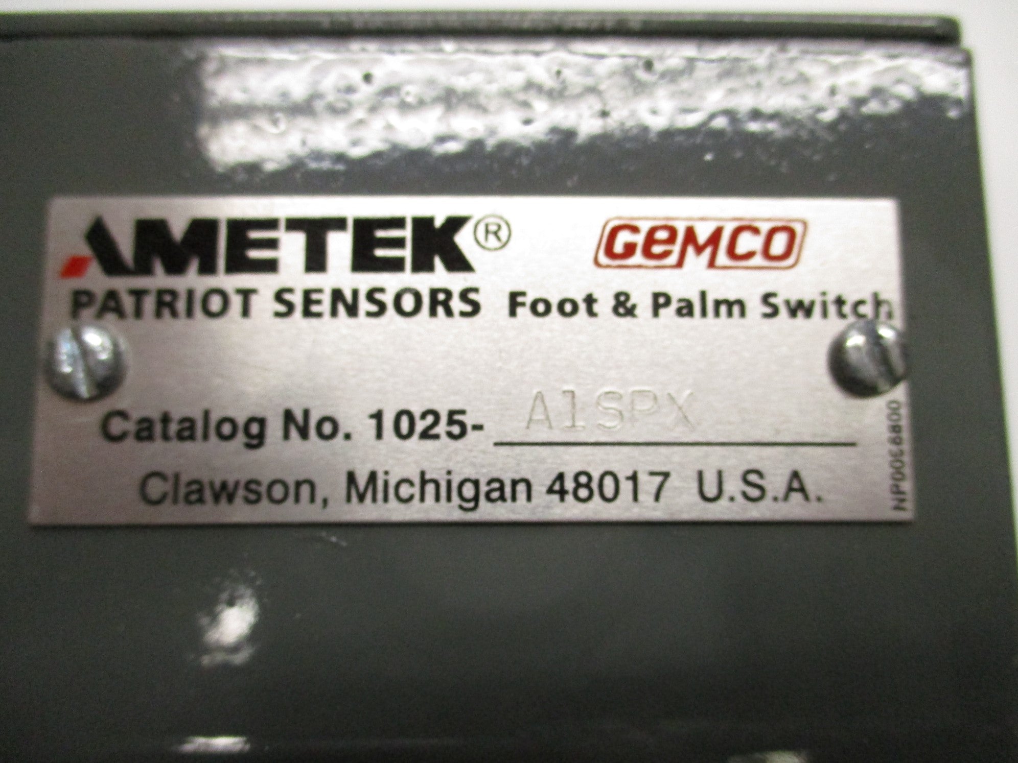 AMETEK 1025-A16PX NSNP