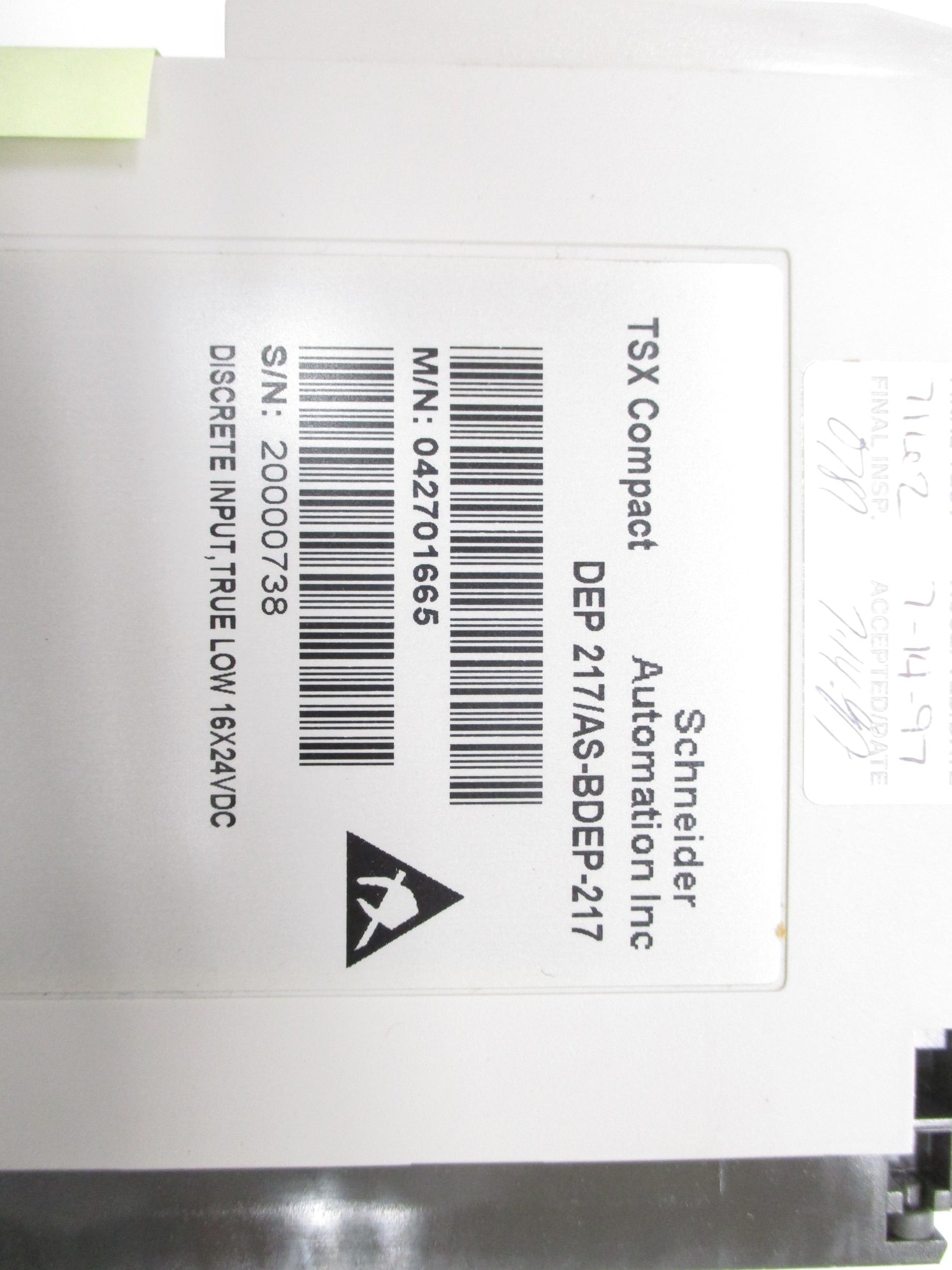 SCHNEIDER DEP217/AS-BDEP-217 NSMP
