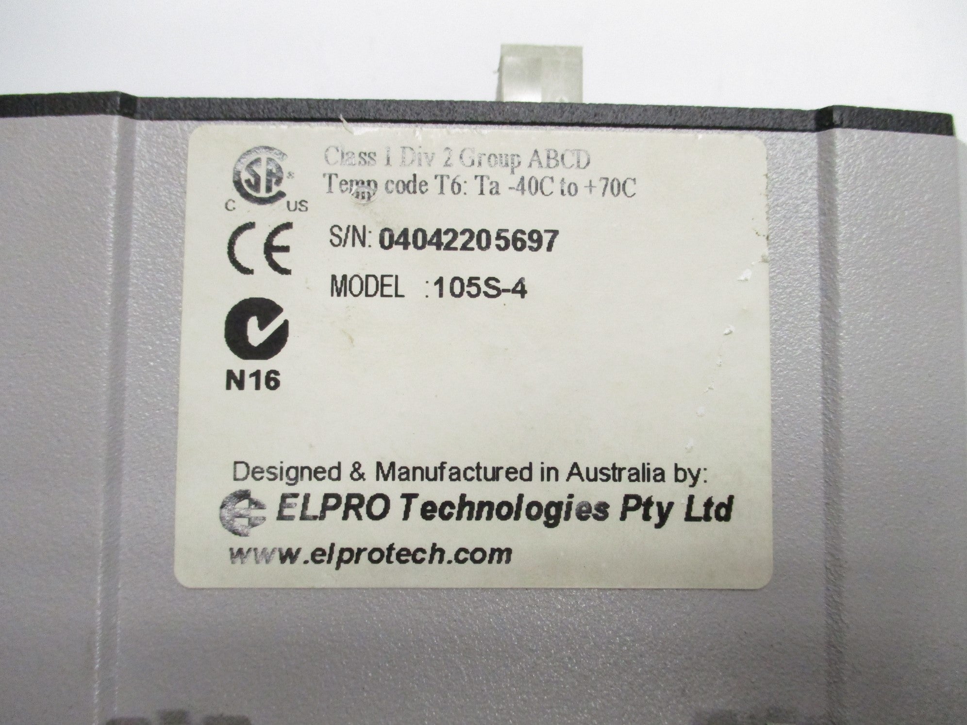 ELPRO 105S-4 UNMP