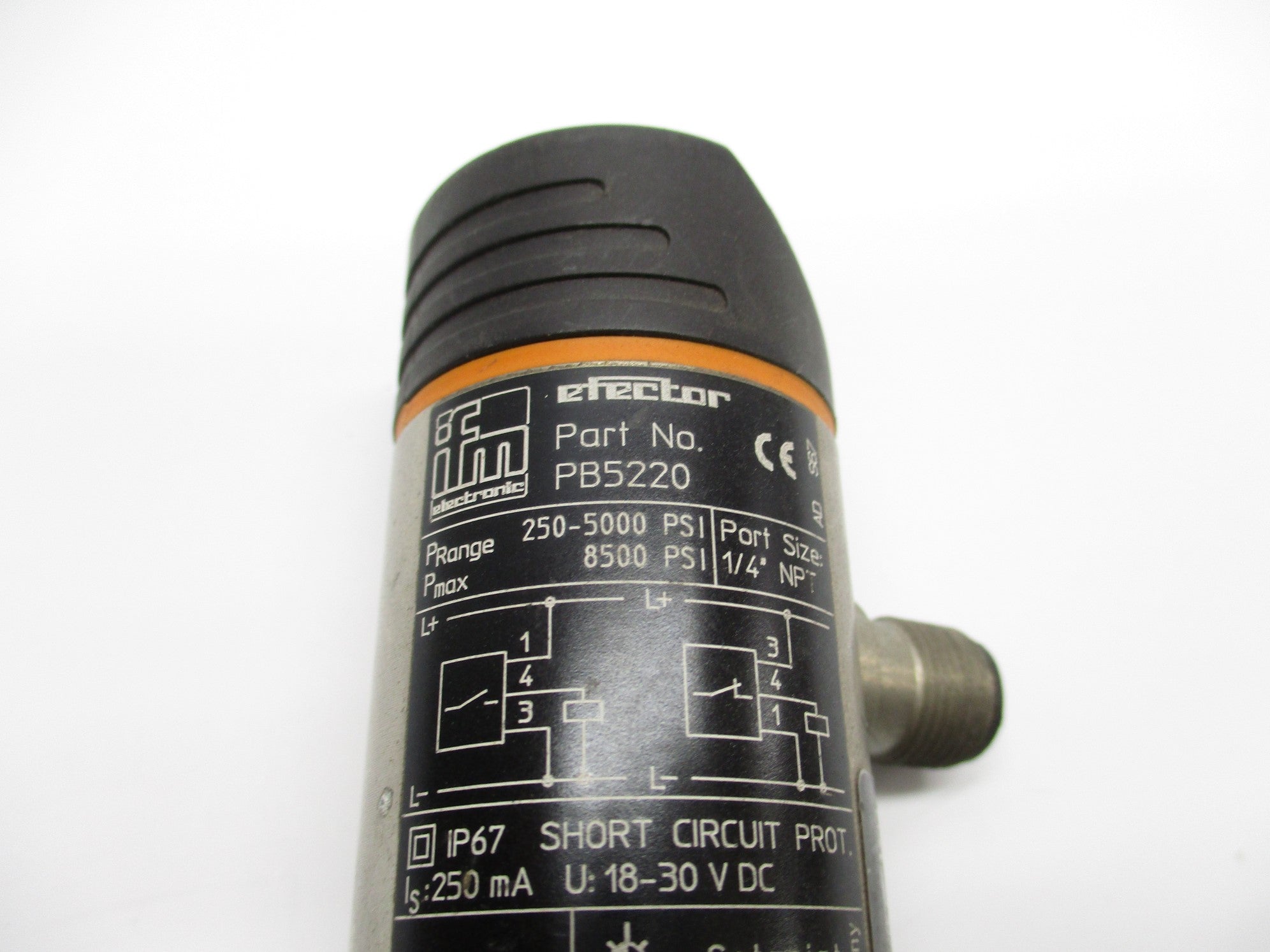 IFM EFECTOR PB5220 250-5000PSI 18-30VDC 1/4" UNMP