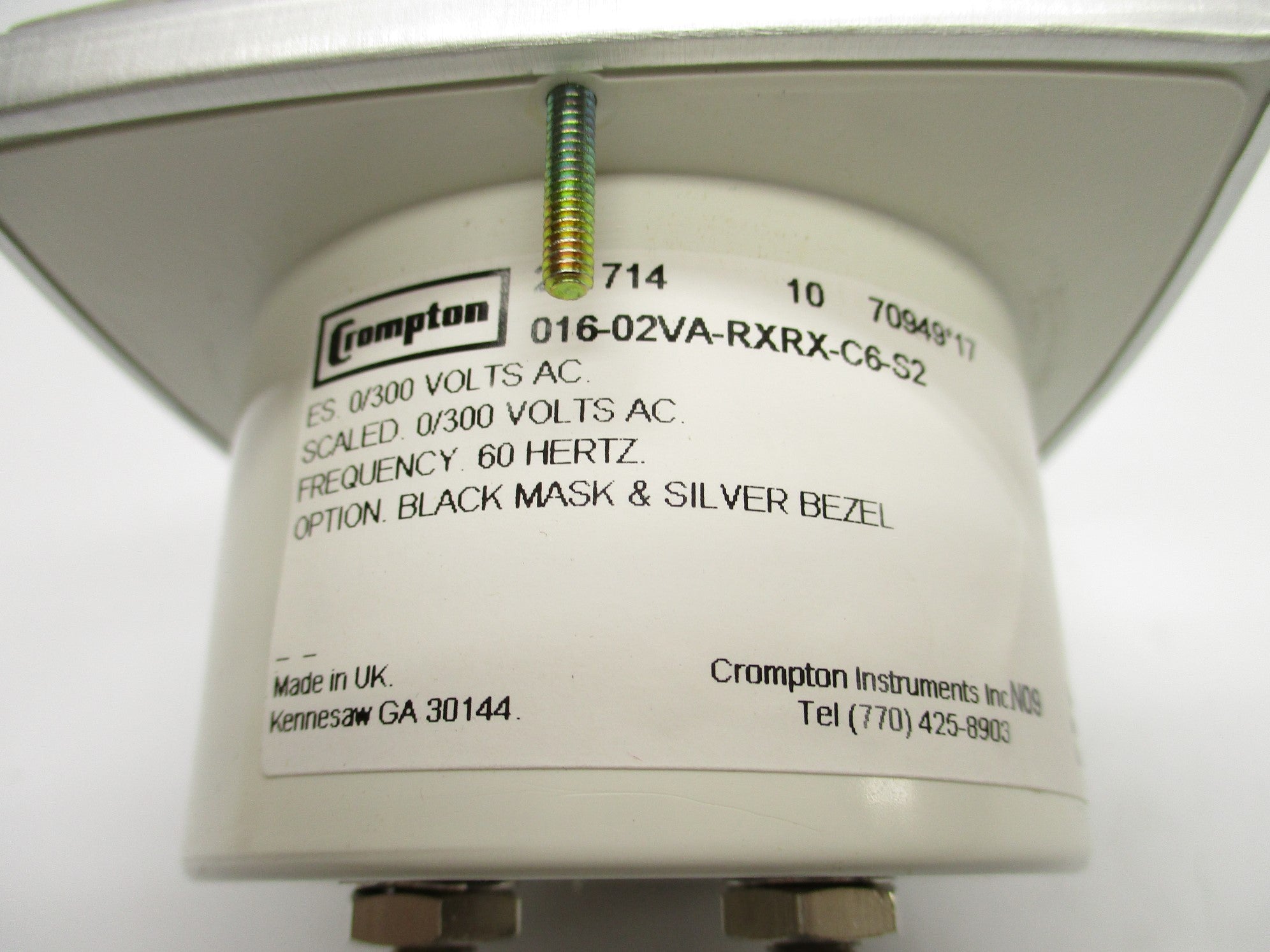 CROMPTON 016-02VA-RXRX-C6-S2 0/300VAC NSMP
