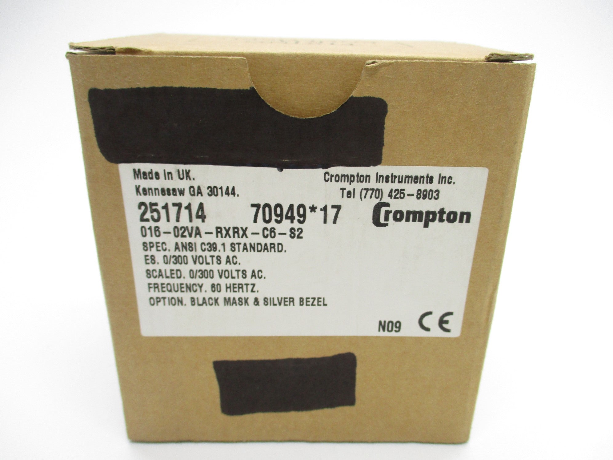 CROMPTON 016-02VA-RXRX-C6-S2 0/300VAC NSMP