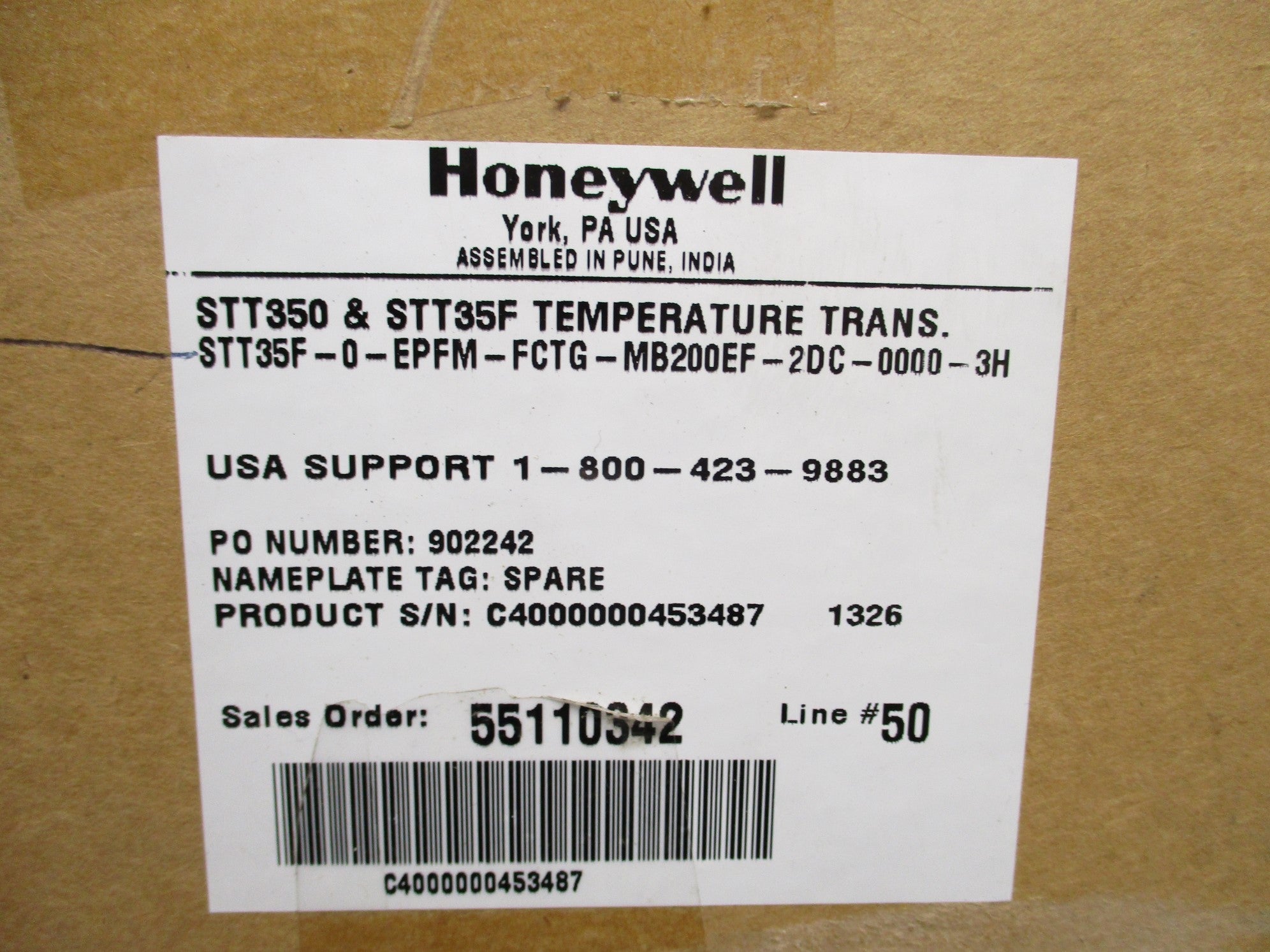 HONEYWELL STT35F-0-EPFM-FCTG-MB200EF-2DC-0000-3H NSMP