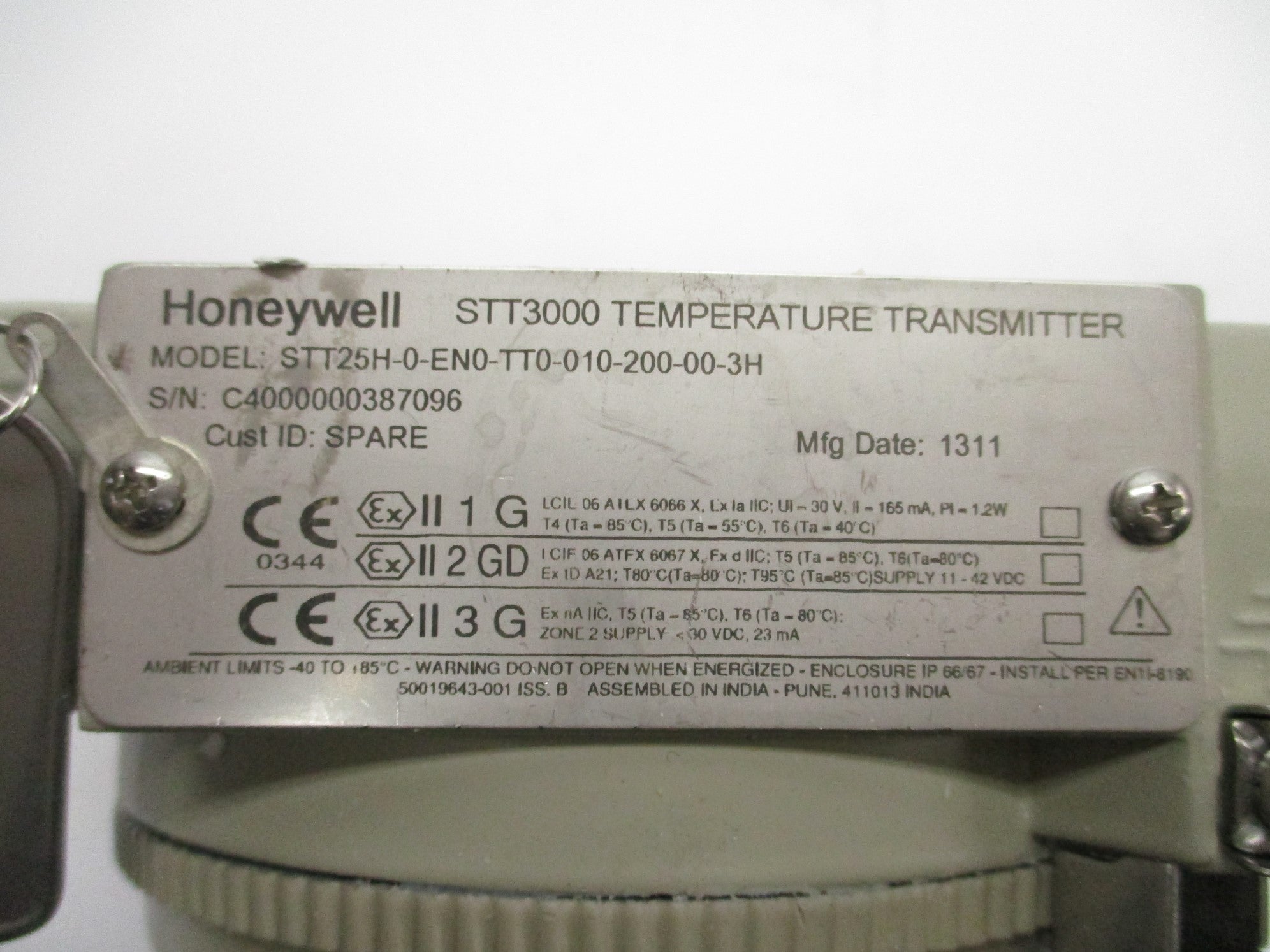 HONEYWELL STT25H-0-EN0-TT0-010-200-00-3H NSMP