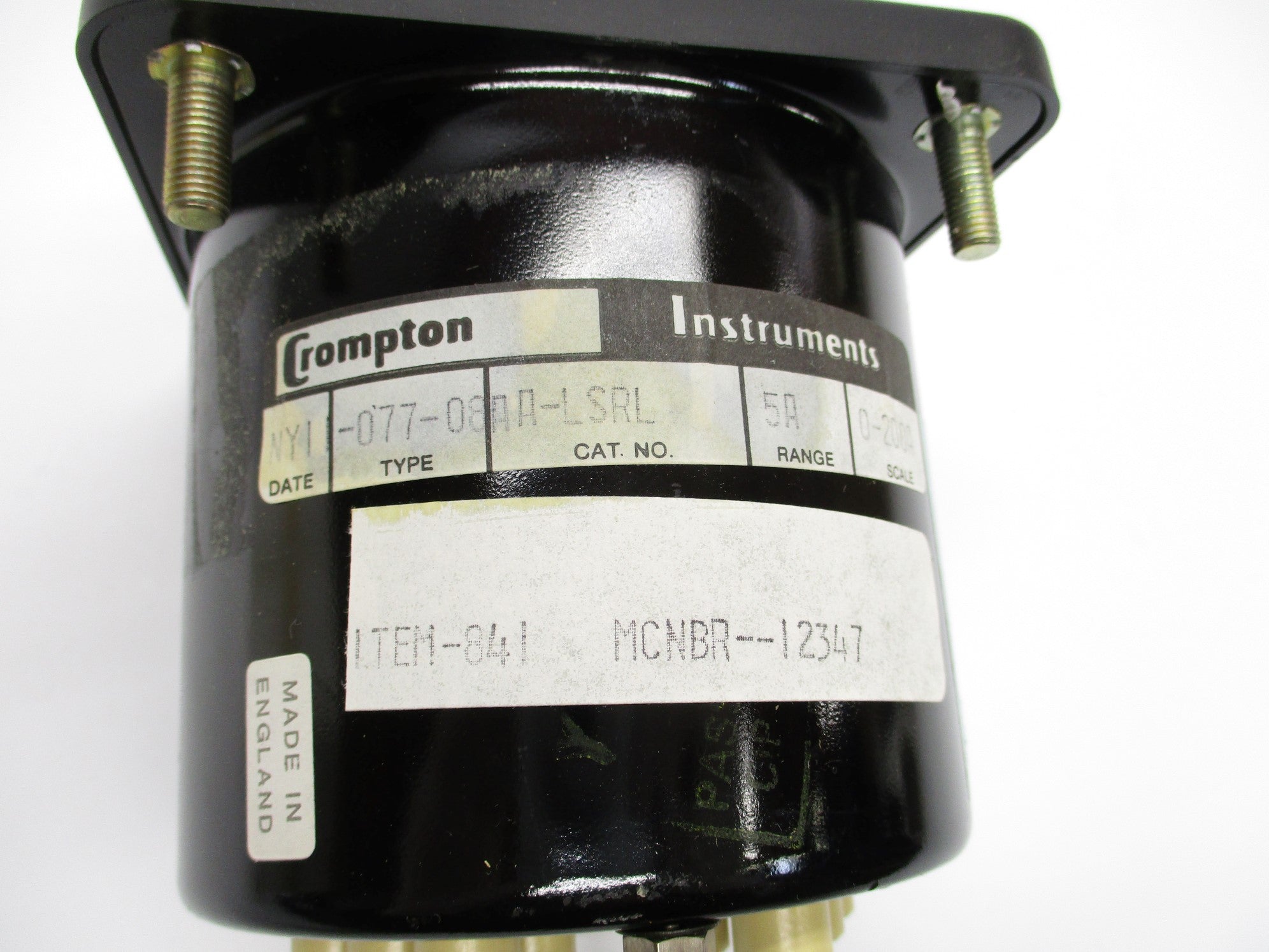 CROMPTON INSTRUMENTS 077-08AA-LSRL NSMP