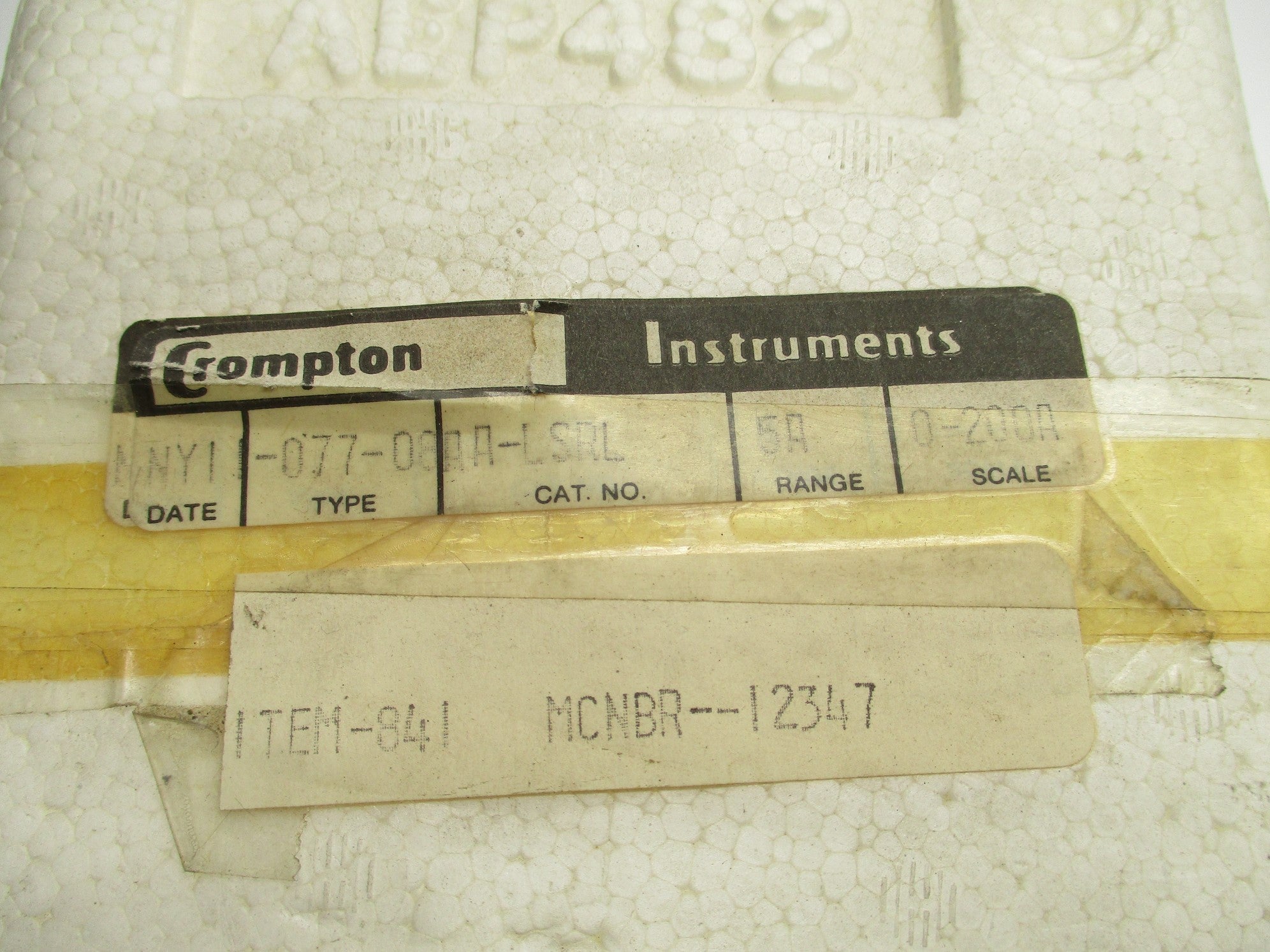 CROMPTON INSTRUMENTS 077-08AA-LSRL NSMP
