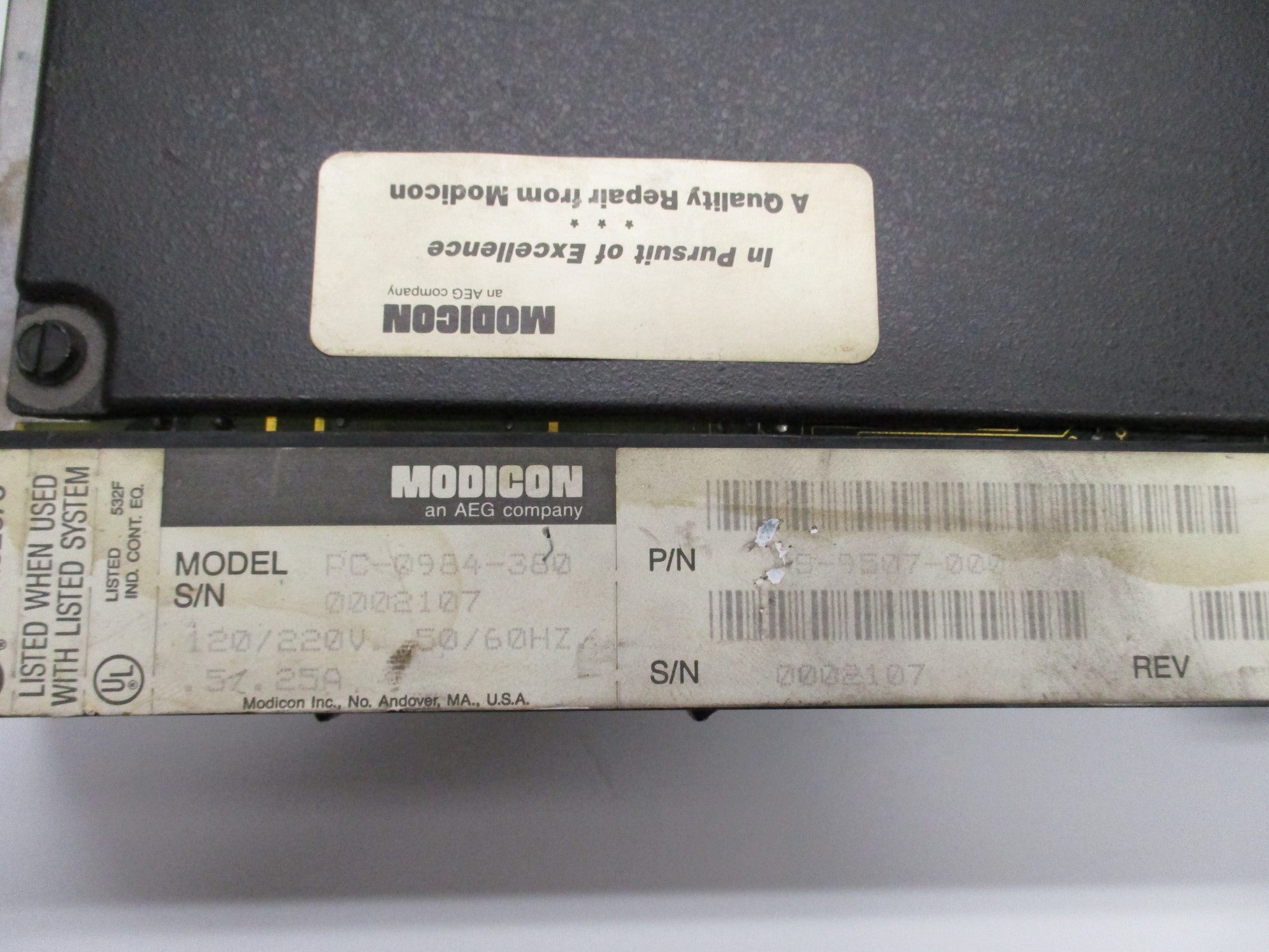 MODICON PC-0984-380 AS-9507-000 (NO KEY) (REPAIRED) UNMP