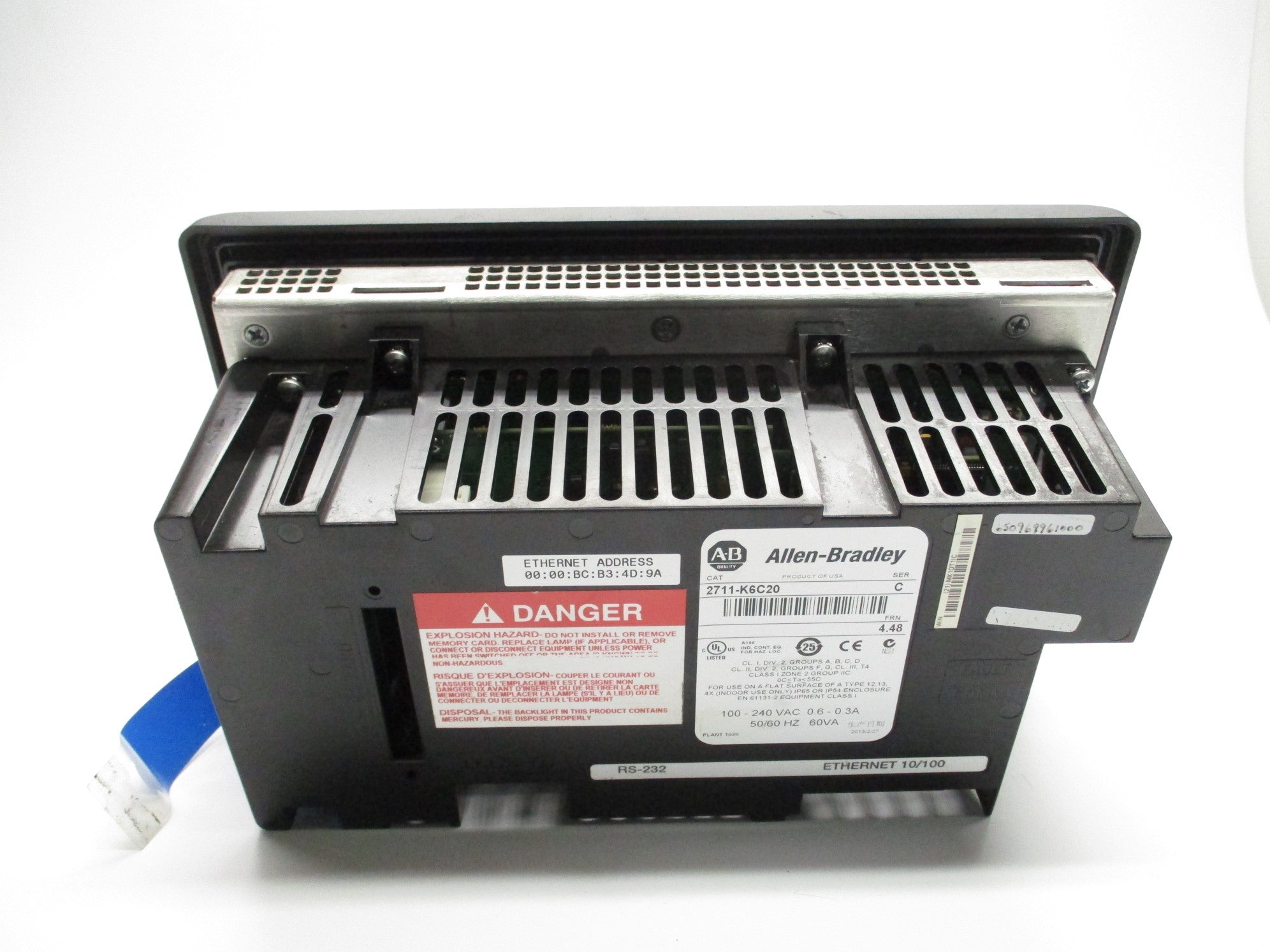 ALLEN BRADLEY 2711-K6C20 SER. C F/W 4.48 UNMP