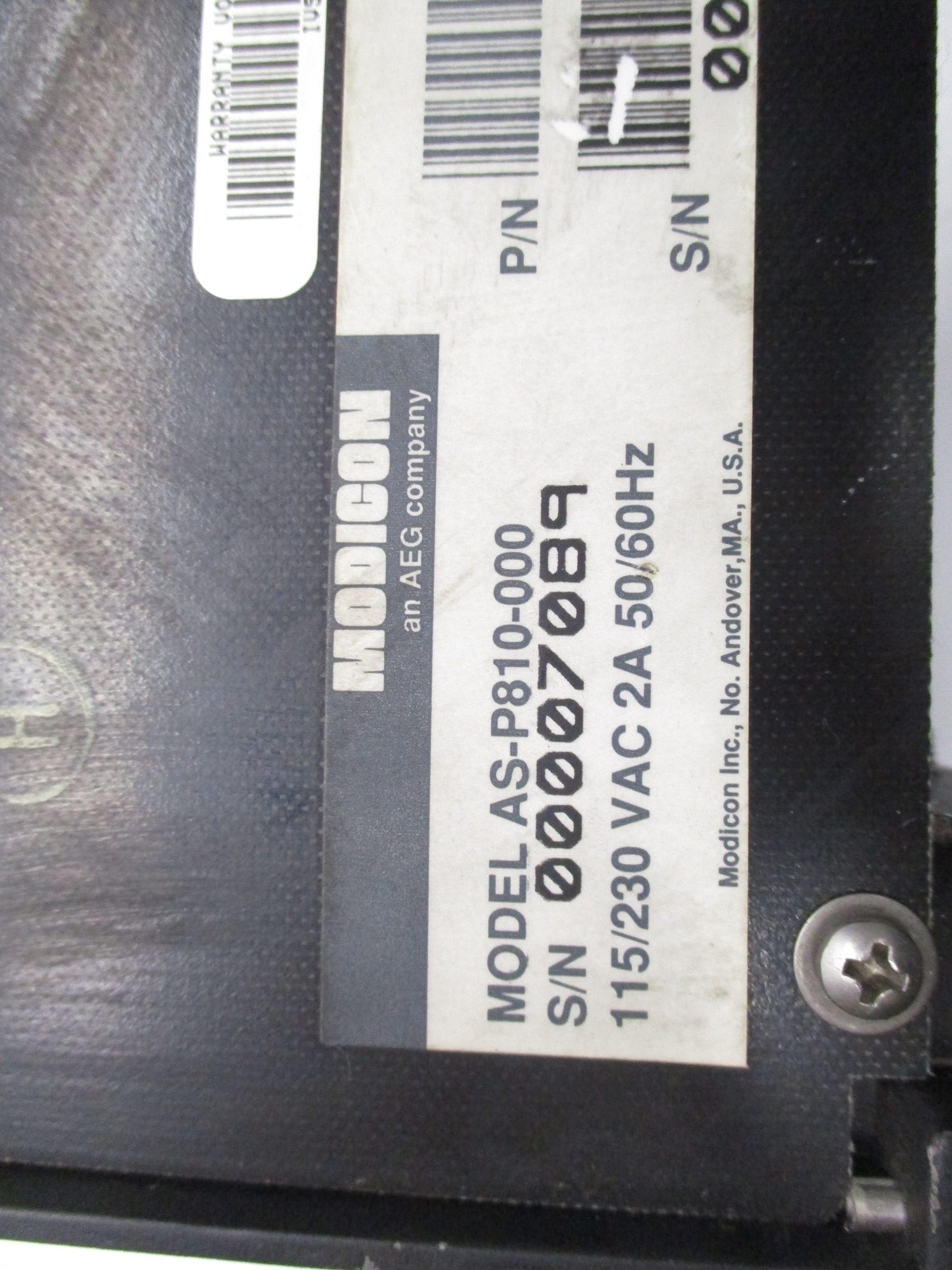 MODICON AS-P810-000 (REPAIRED) UNMP