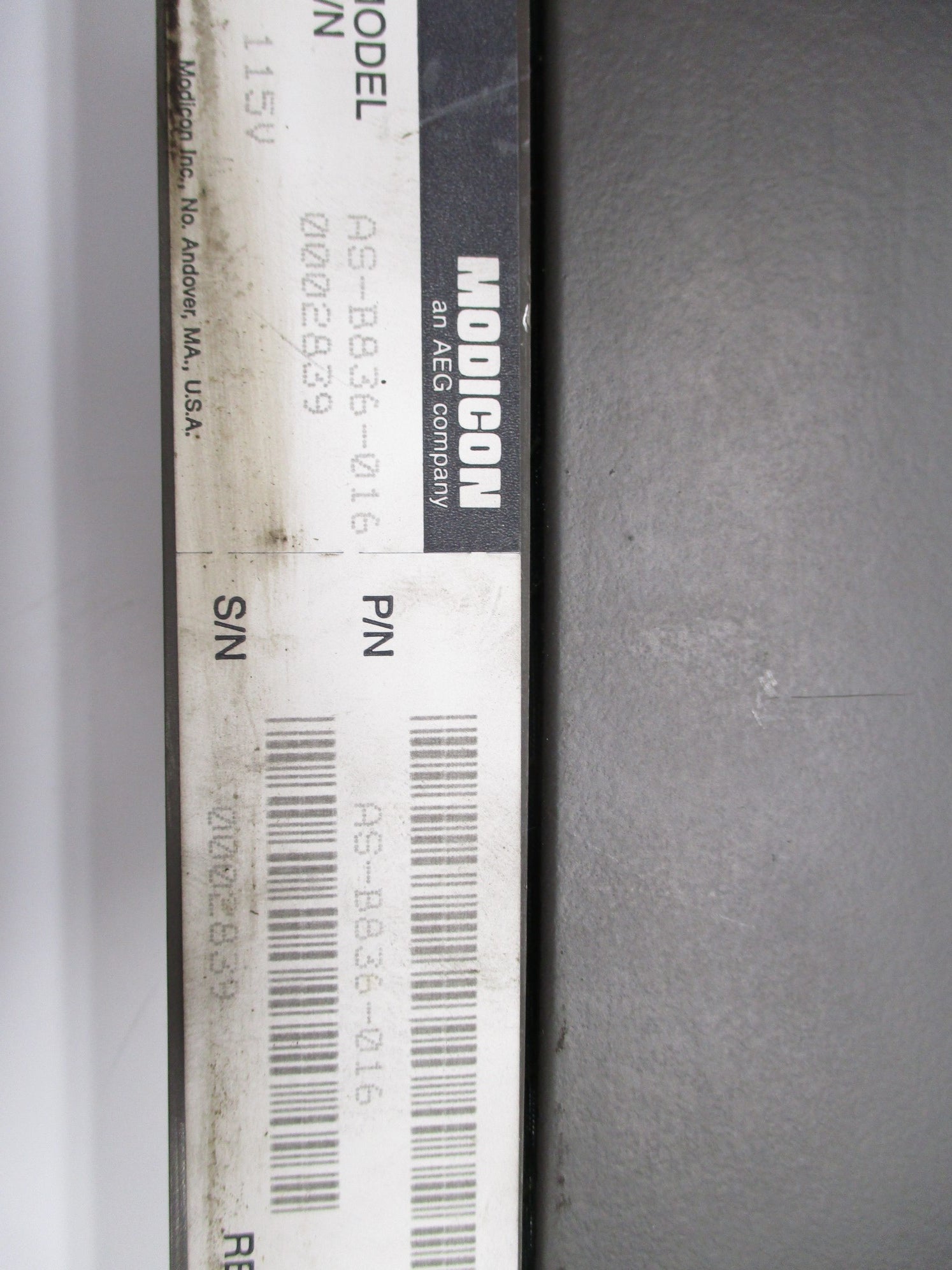 MODICON AS-B836-016 UNMP
