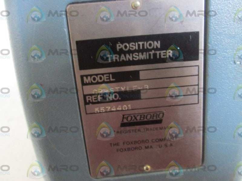 FOXBORO POSITION TRANSMITTER CP-STYLE-B *NEW NO BOX*