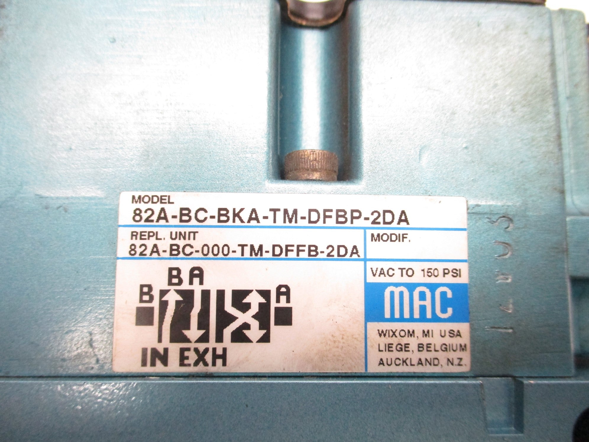 MAC 82A-BC-BKA-TM-DFBP-2DA 24VDC NSNP