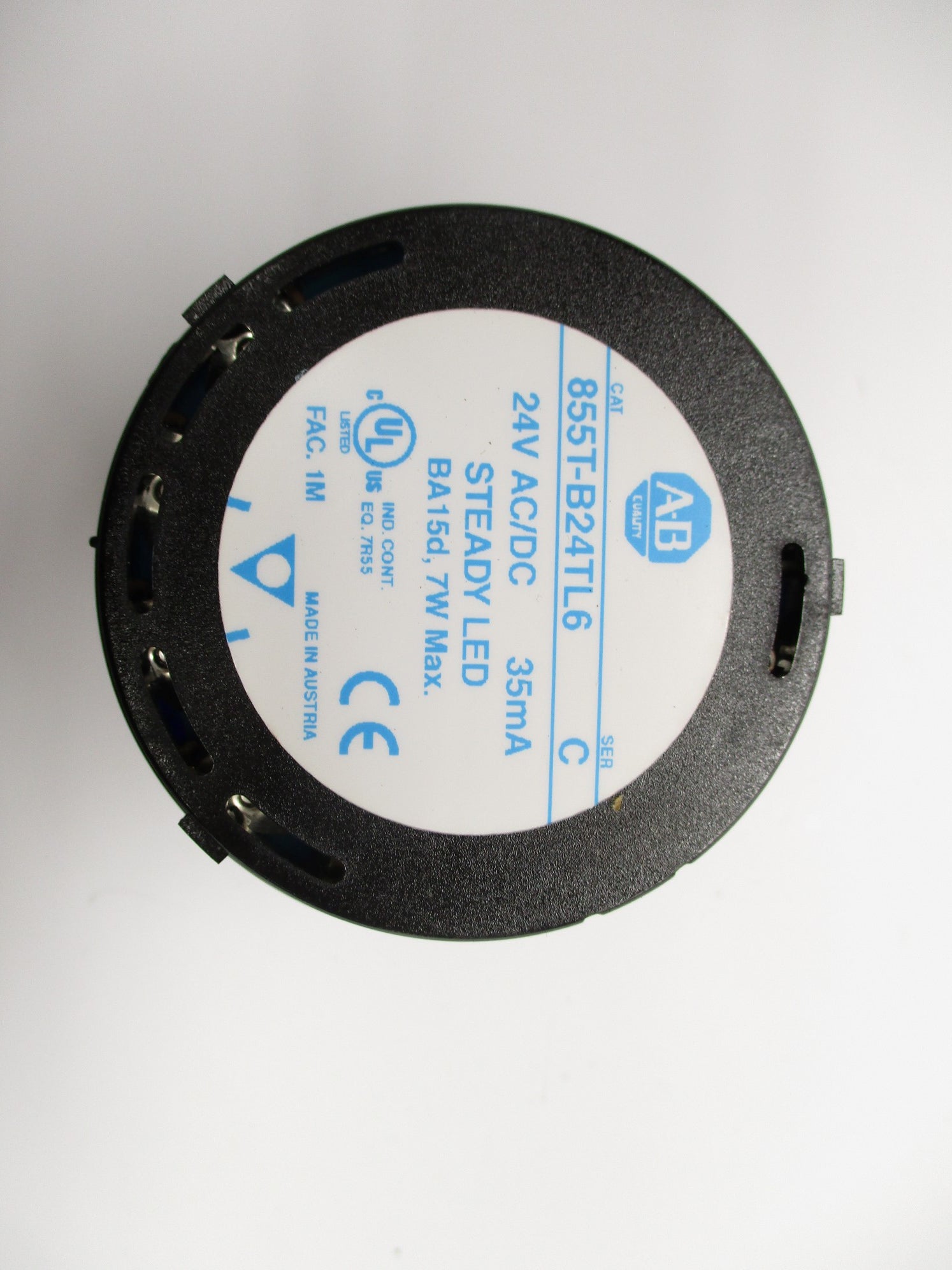 ALLEN BRADLEY 855T-B24TL6 SER. C (NO BULB) UNMP