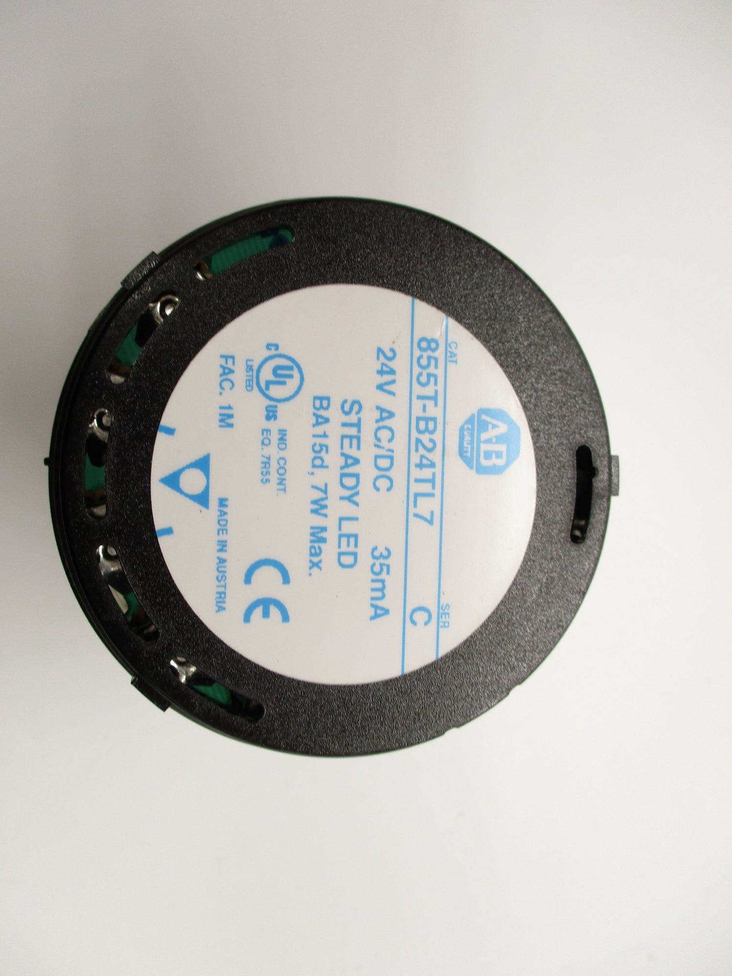 ALLEN BRADLEY 855T-B24TL7 SER. C (NO BULB) UNMP