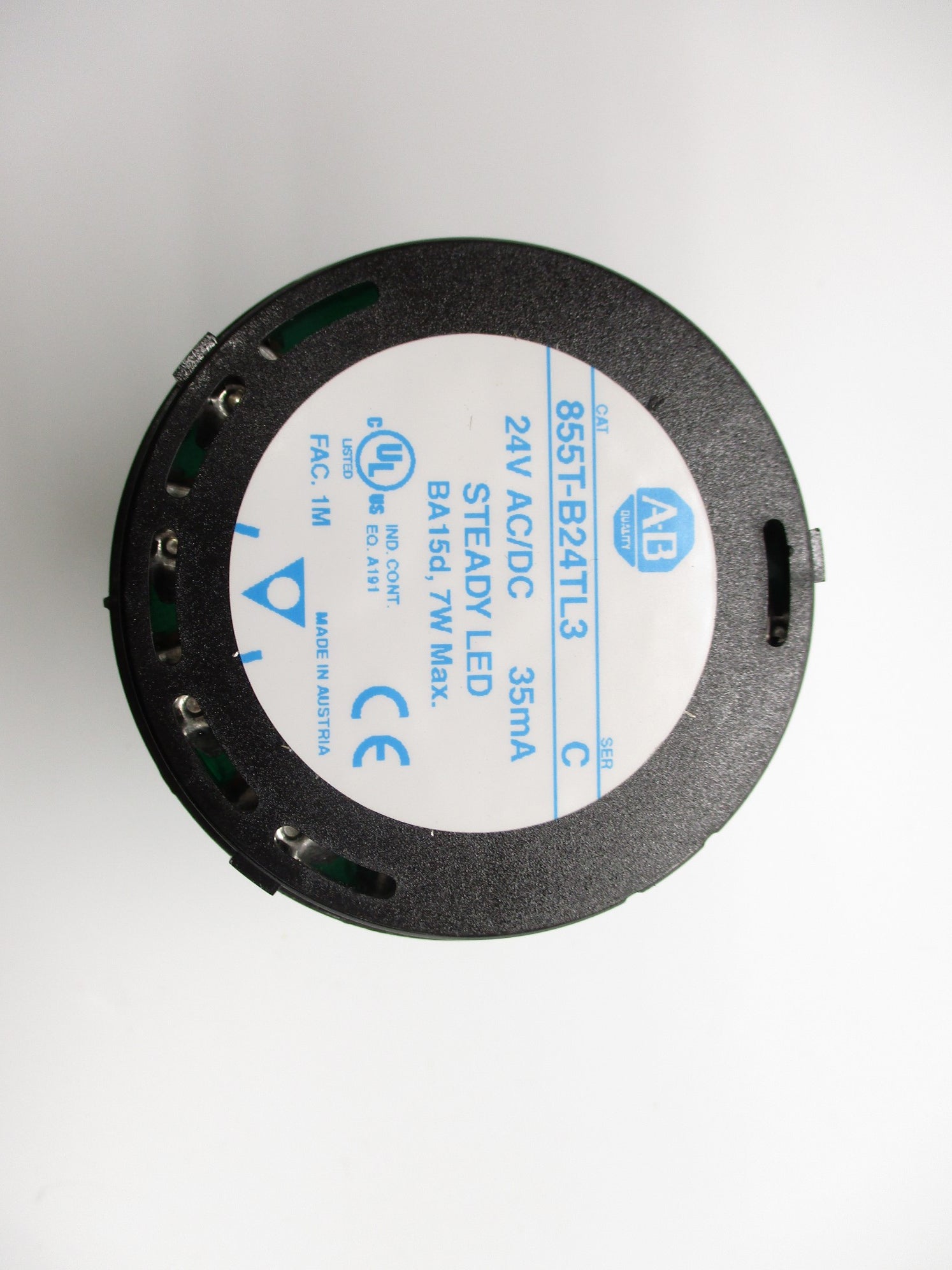 ALLEN BRADLEY 855T-B24TL3 SER. C (NO BULB) UNMP