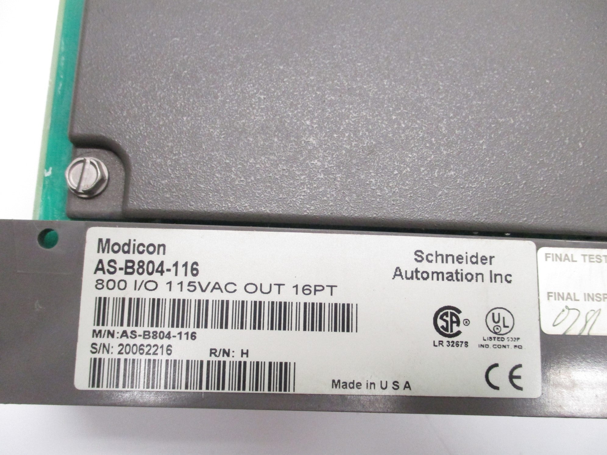 SCHNEIDER AS-B804-116 UNMP