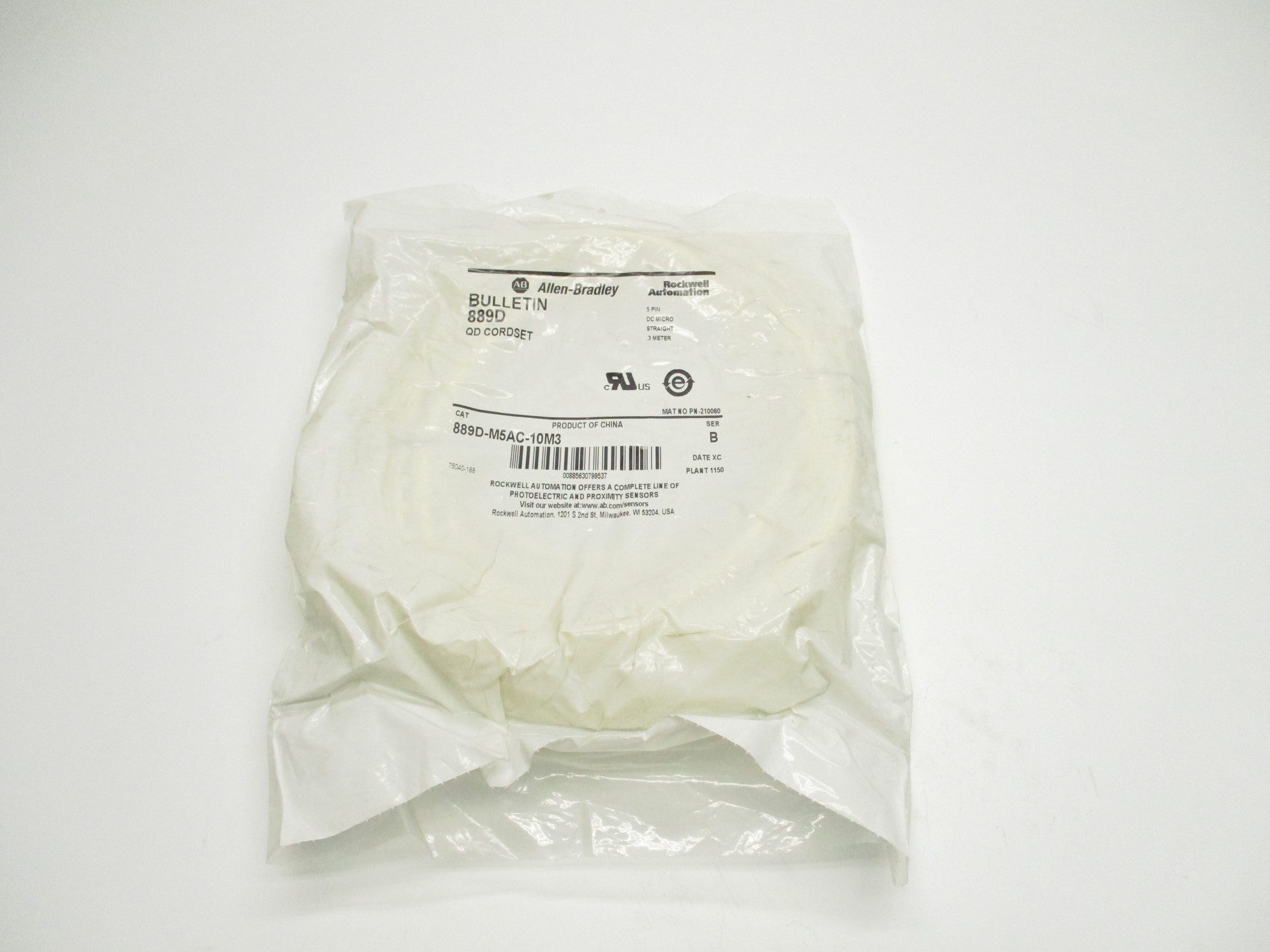 INDUSTRIAL SPARE PART 889D-M5AC-10M3 SER. B (WH) NSMP