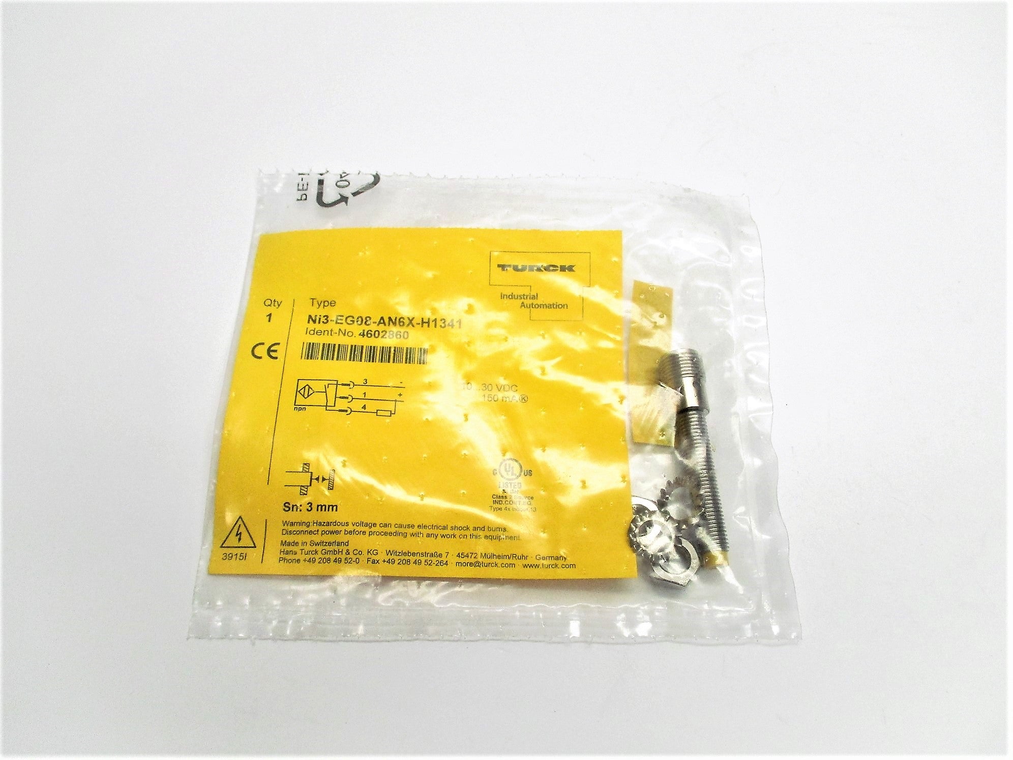 TURCK Ni3-EG08-AN6X-H1341 NSMP