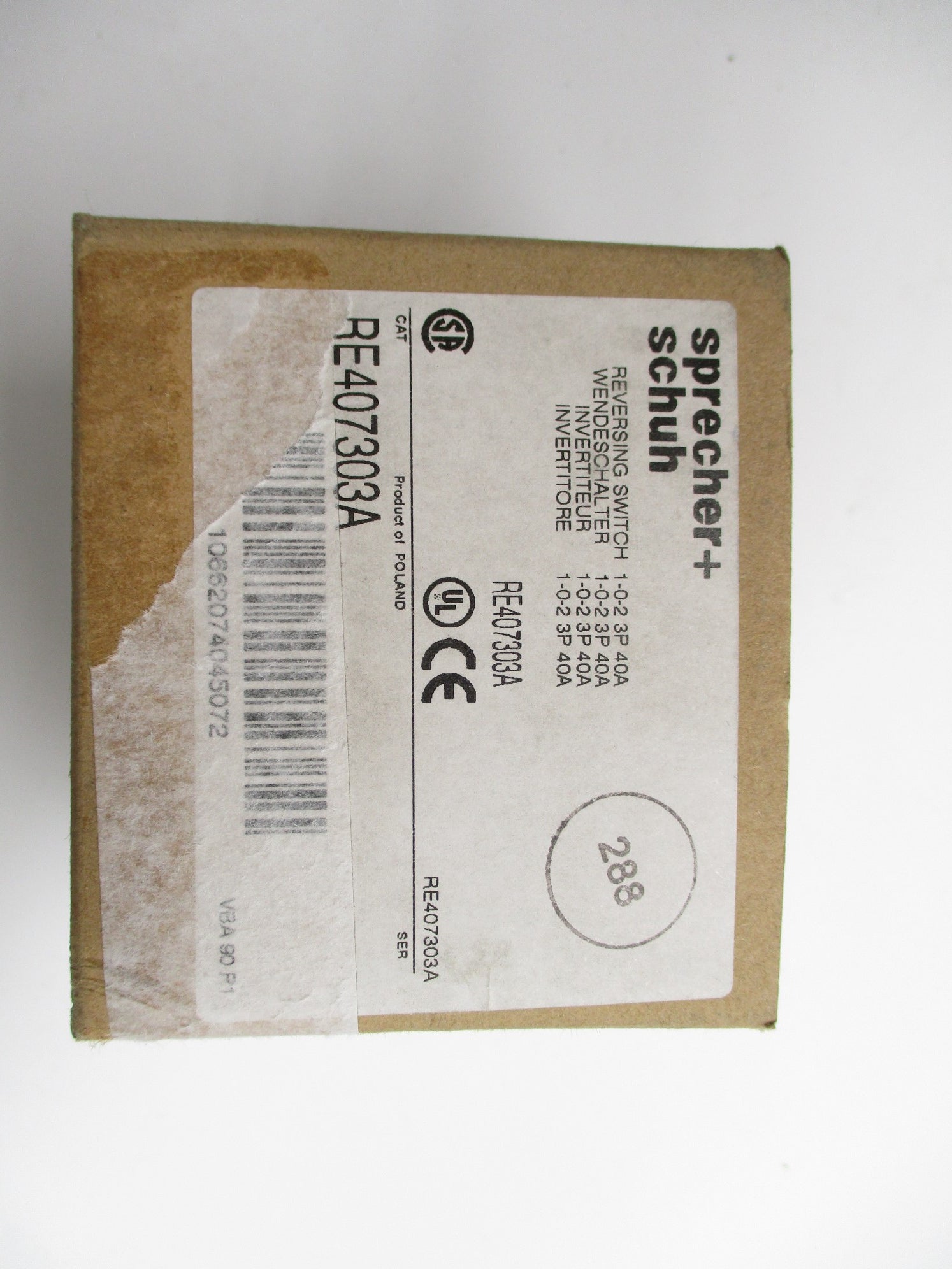 SPRECHER+SCHUH RE407303A NSMP