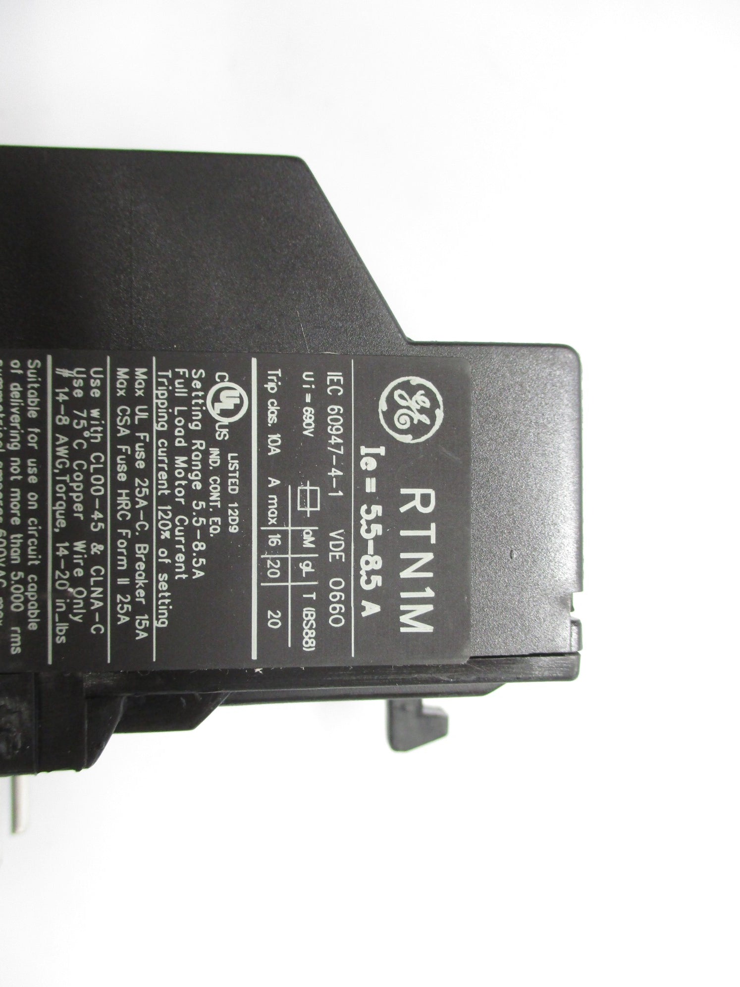 GENERAL ELECTRIC RTN1M 690V 5.5-8.5A NSMP