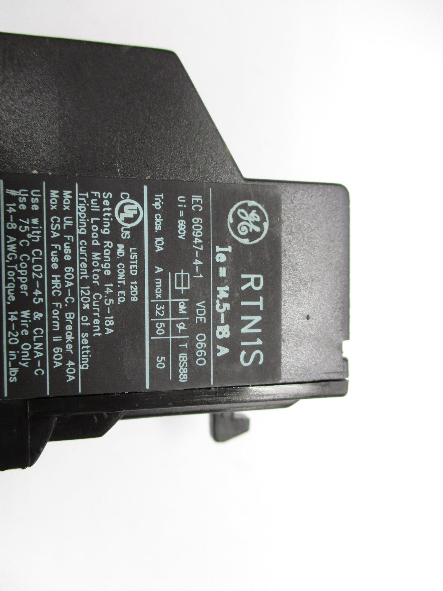 GENERAL ELECTRIC RTN1S 690V 14.5-18A NSMP