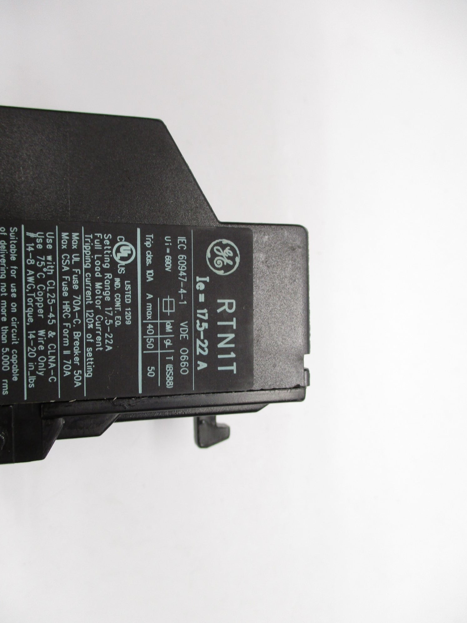 GENERAL ELECTRIC RTN1T 690V 17.5-22A NSMP