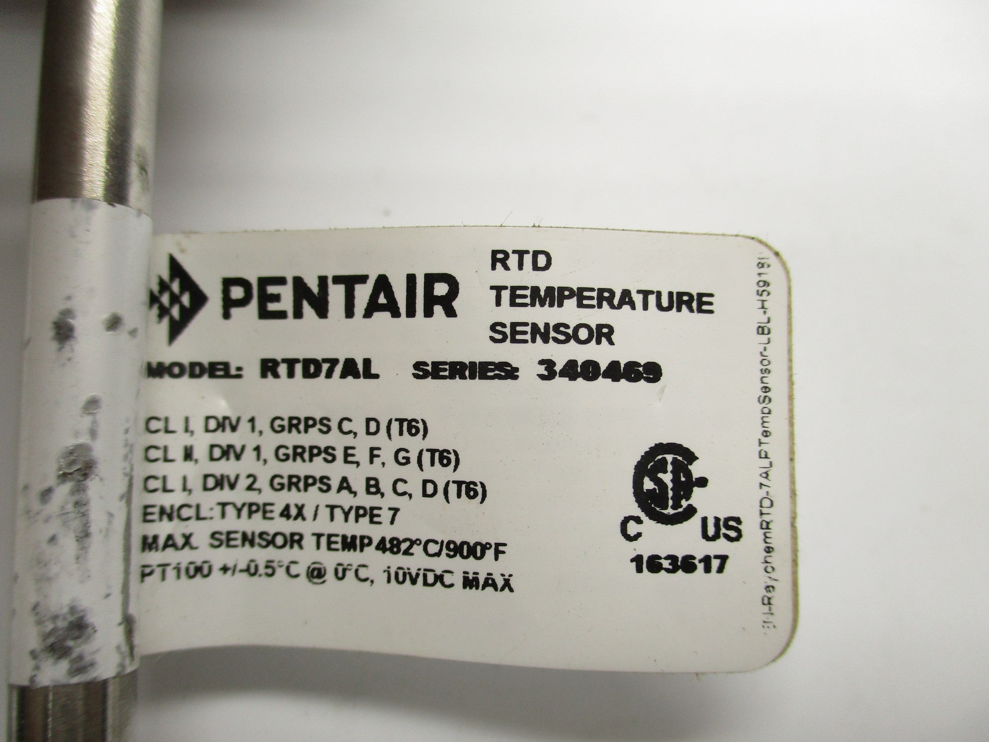 PENTAIR RTD4AL NSNP
