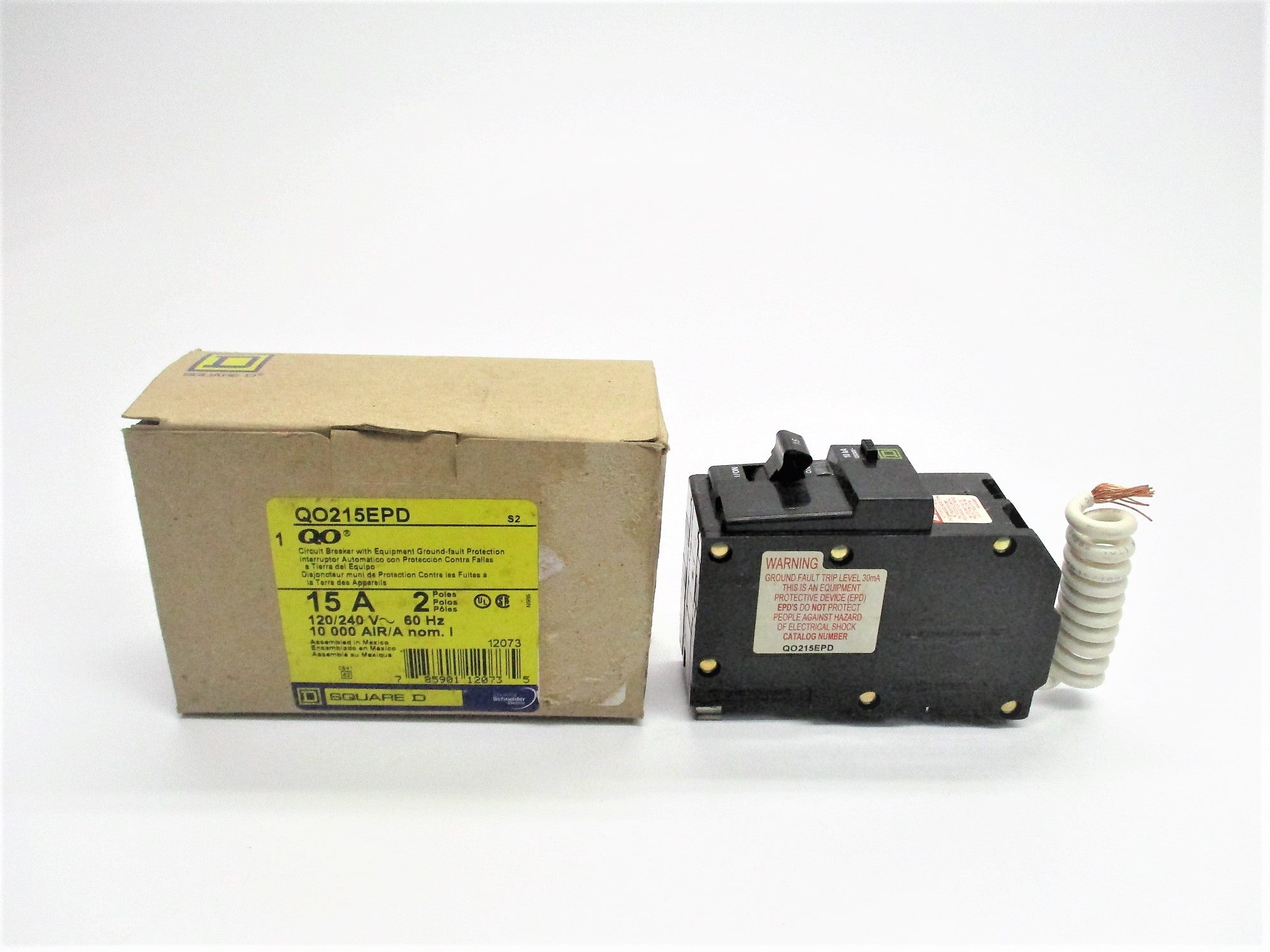 SQUARE D QO215EPD 120/240V 15A NSMP