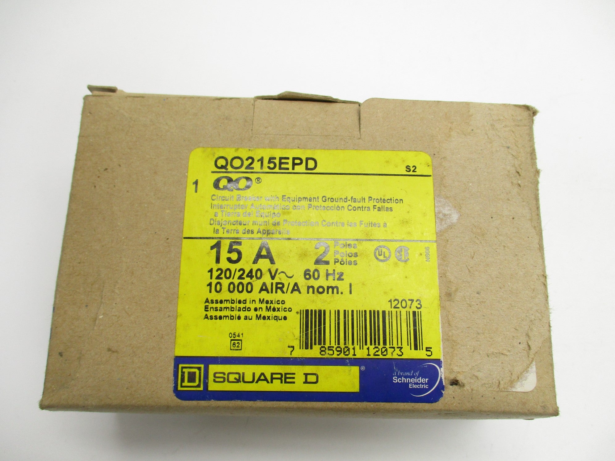 SQUARE D QO215EPD 120/240V 15A NSMP