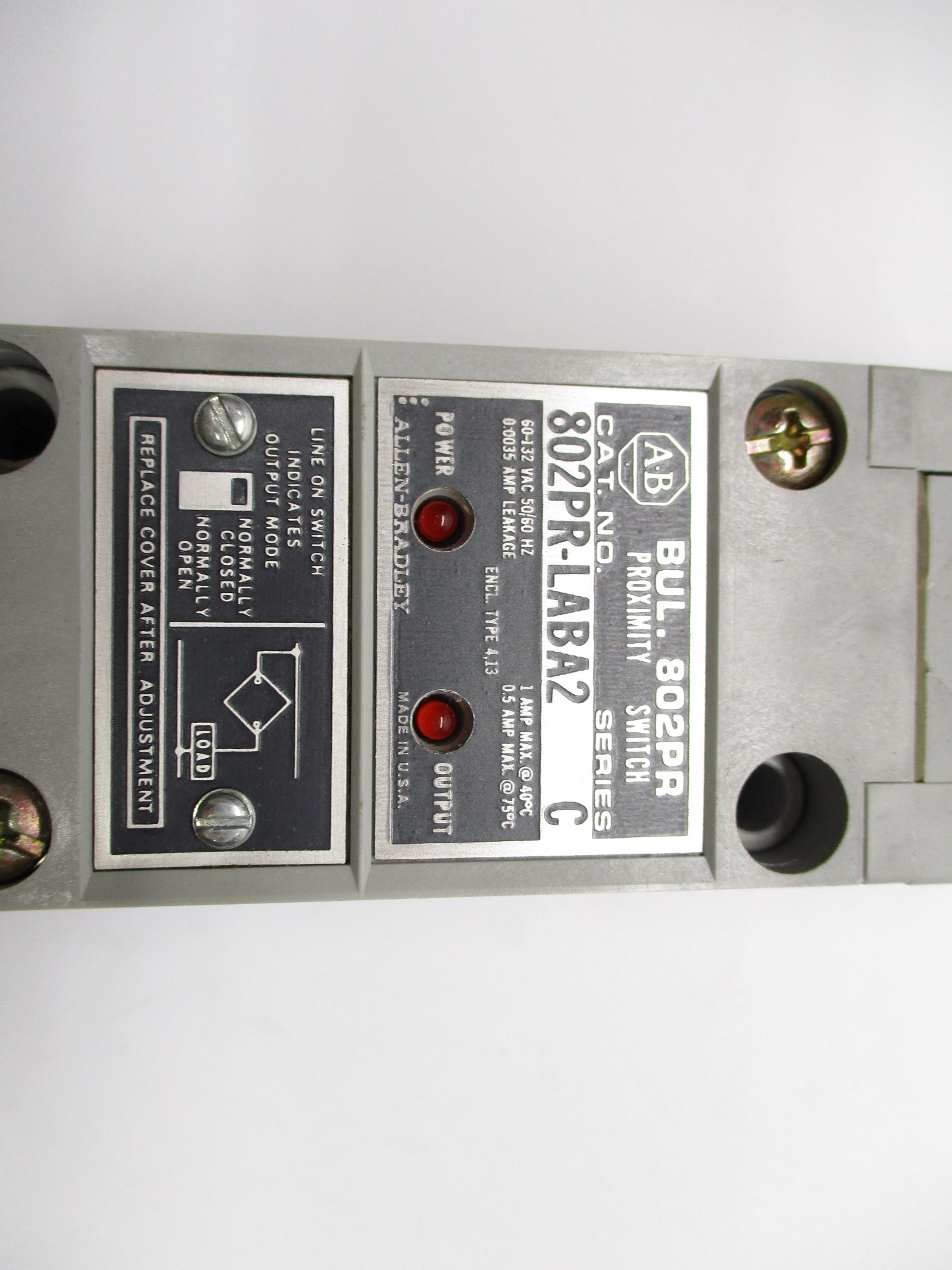 ALLEN BRADLEY 802PR-LABA2 SER. C (WH) NSMP