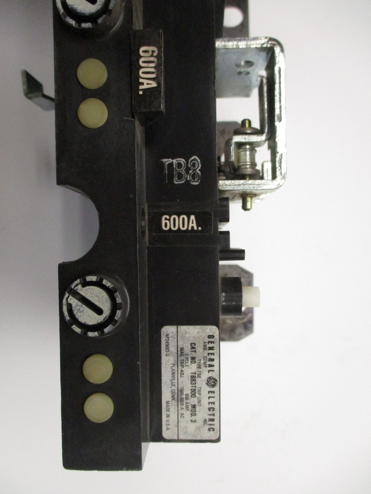 GENERAL ELECTRIC TB83T600 UNMP