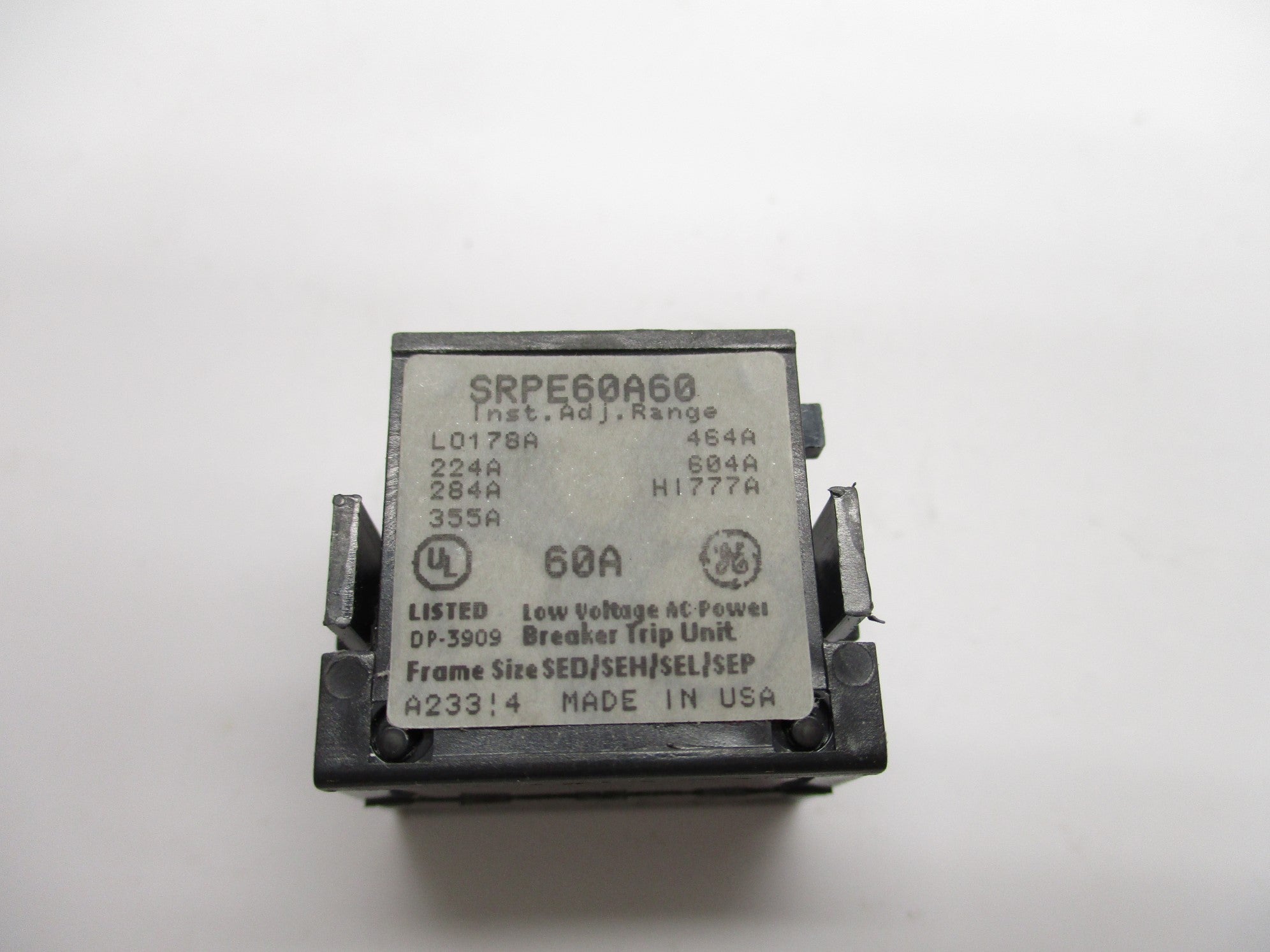GENERAL ELECTRIC SRPE60A60 NSMP