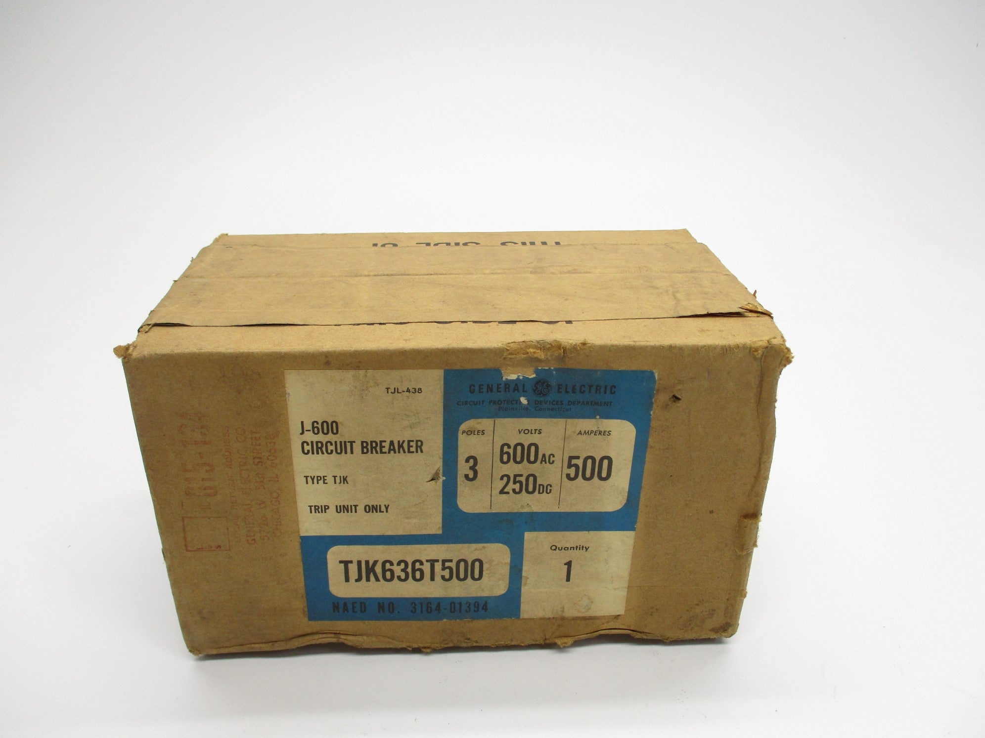 GENERAL ELECTRIC TJK636T500 600VAC 500A NSFS