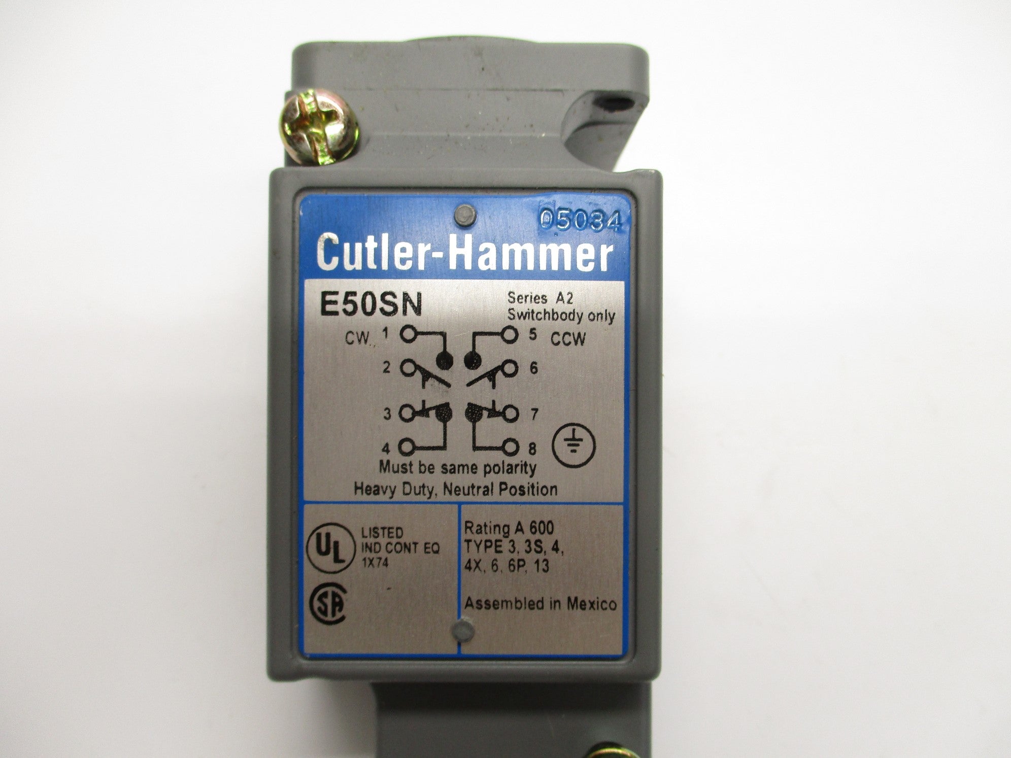 CUTLER HAMMER E50SN SER. A2 NSMP