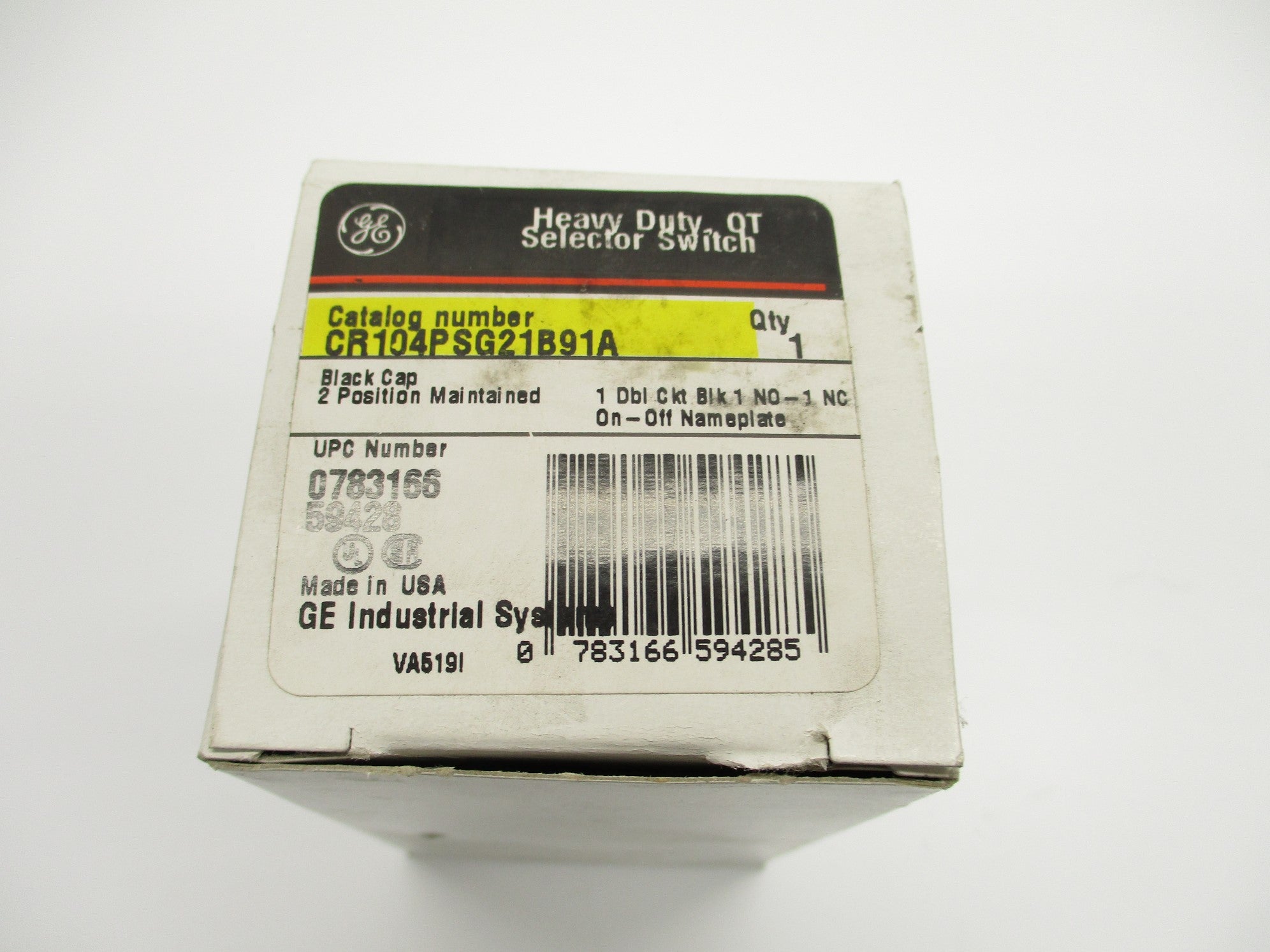 GENERAL ELECTRIC CR104PSG21B91A NSMP